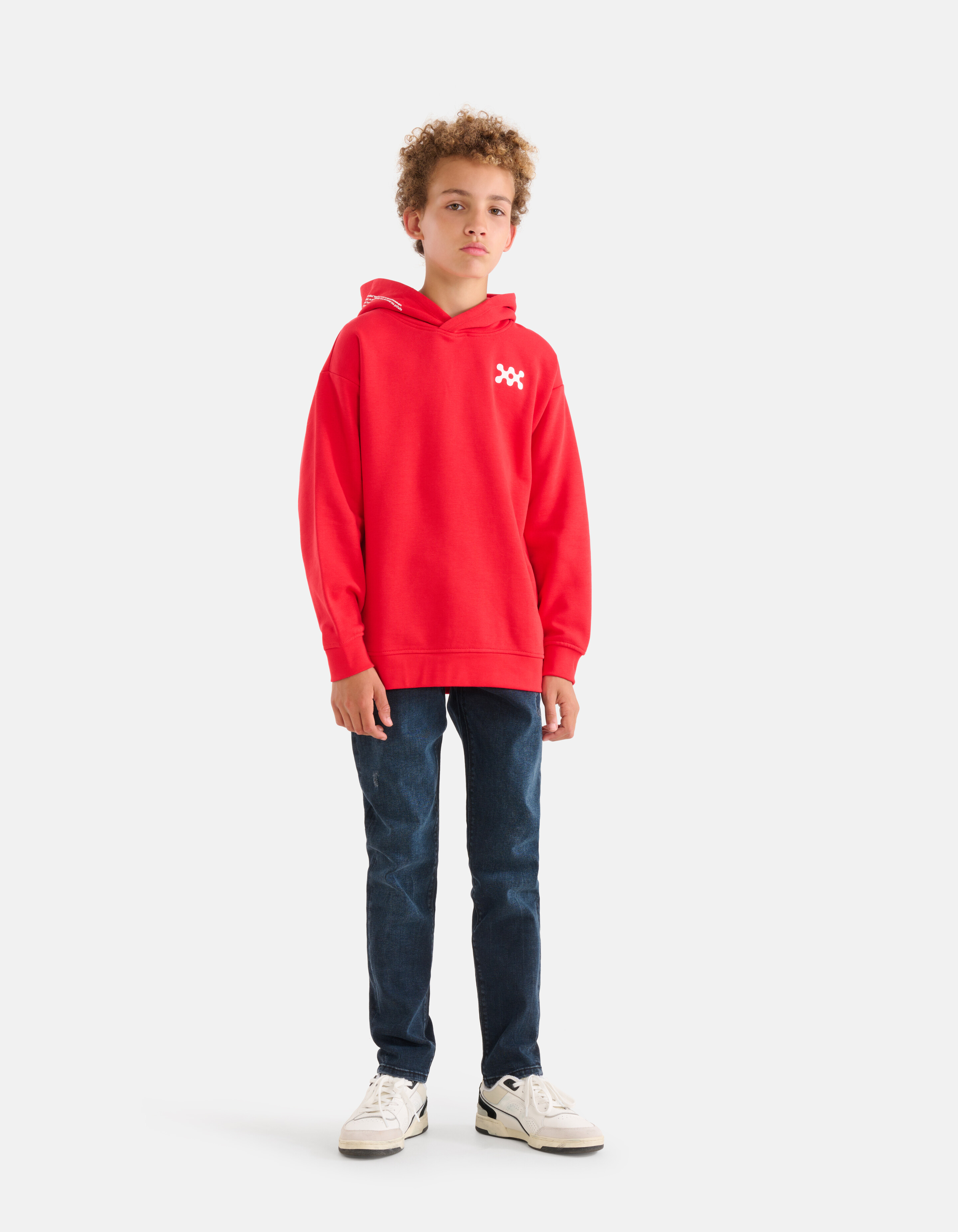 Basis Hoodie Rood SHOEBY BOYS