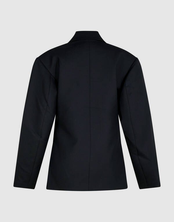 Oversized Shoulder Blazer Zwart By Lonneke SHOEBY WOMEN