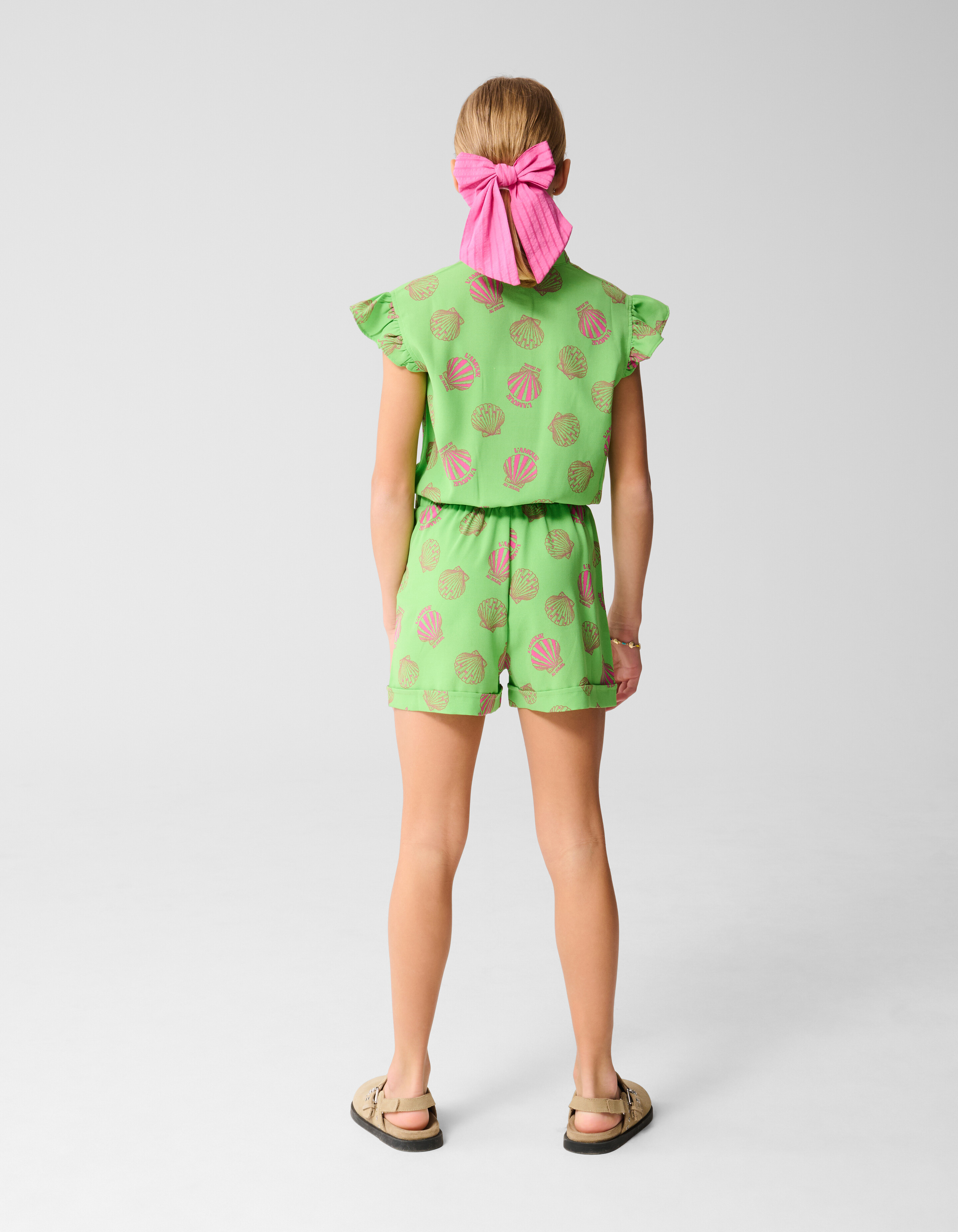 Schelpen Jumpsuit Groen SHOEBY GIRLS