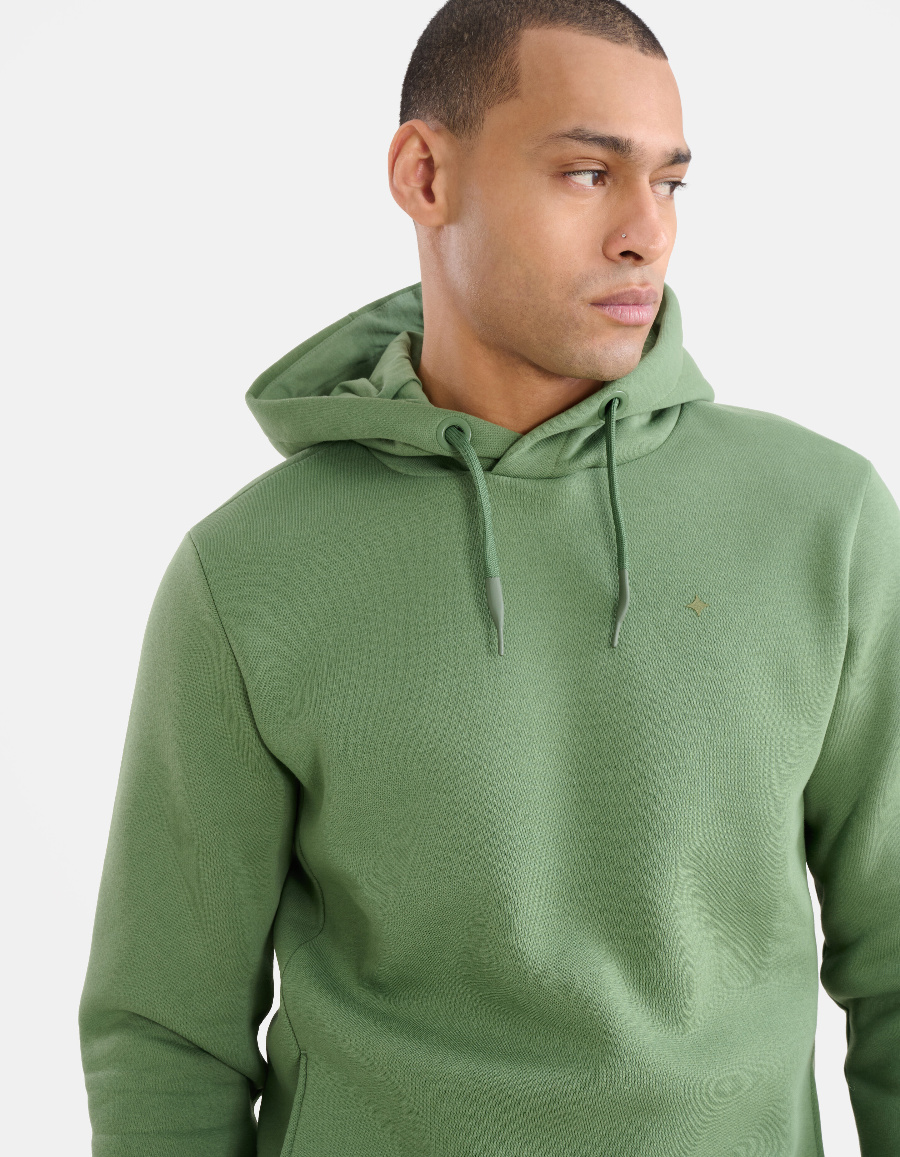 Sparkle Hoodie Groen SHOEBY MEN