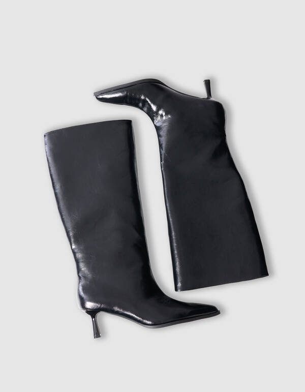Shiny Laarzen Zwart SHOEBY SHOES