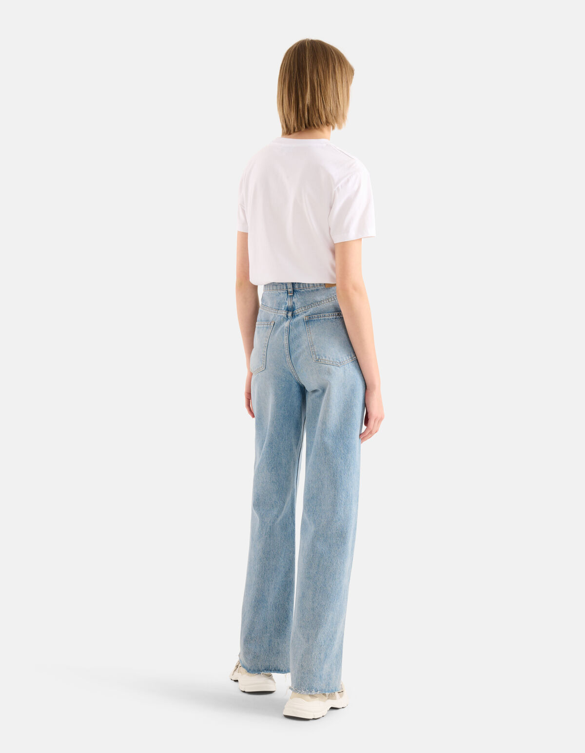 Basis T-shirt Wit SHOEBY WOMEN