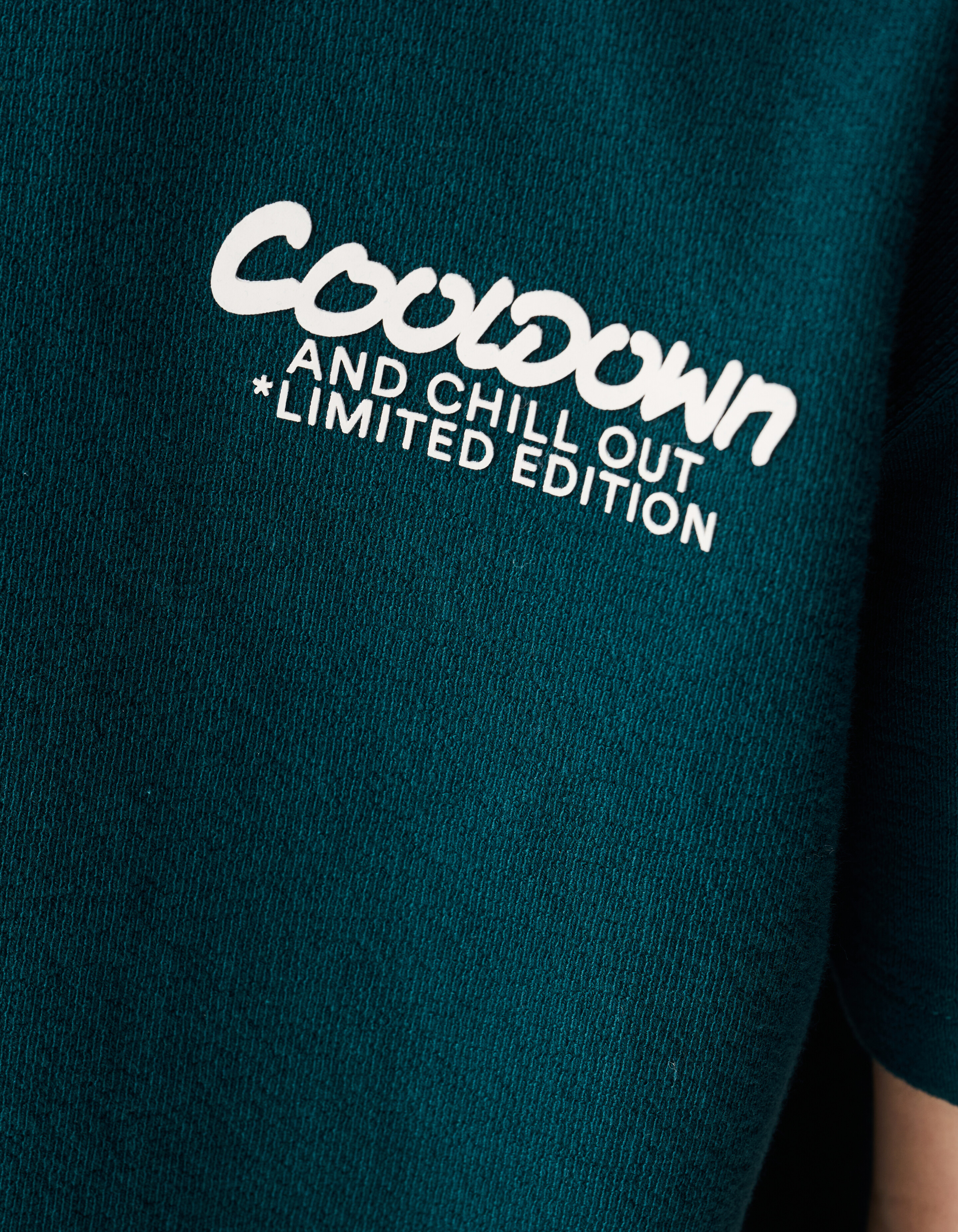 Tekst T-shirt Groen SHOEBY BOYS