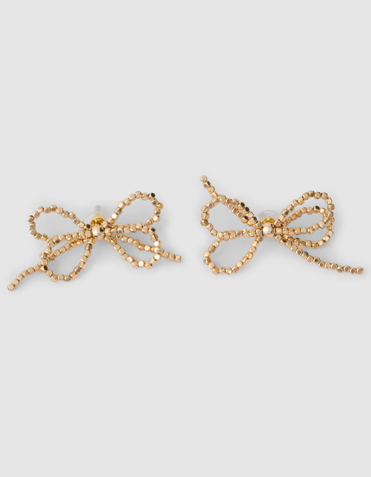 Beaded Strik Oorbellen Goud SHOEBY ACCESSOIRES
