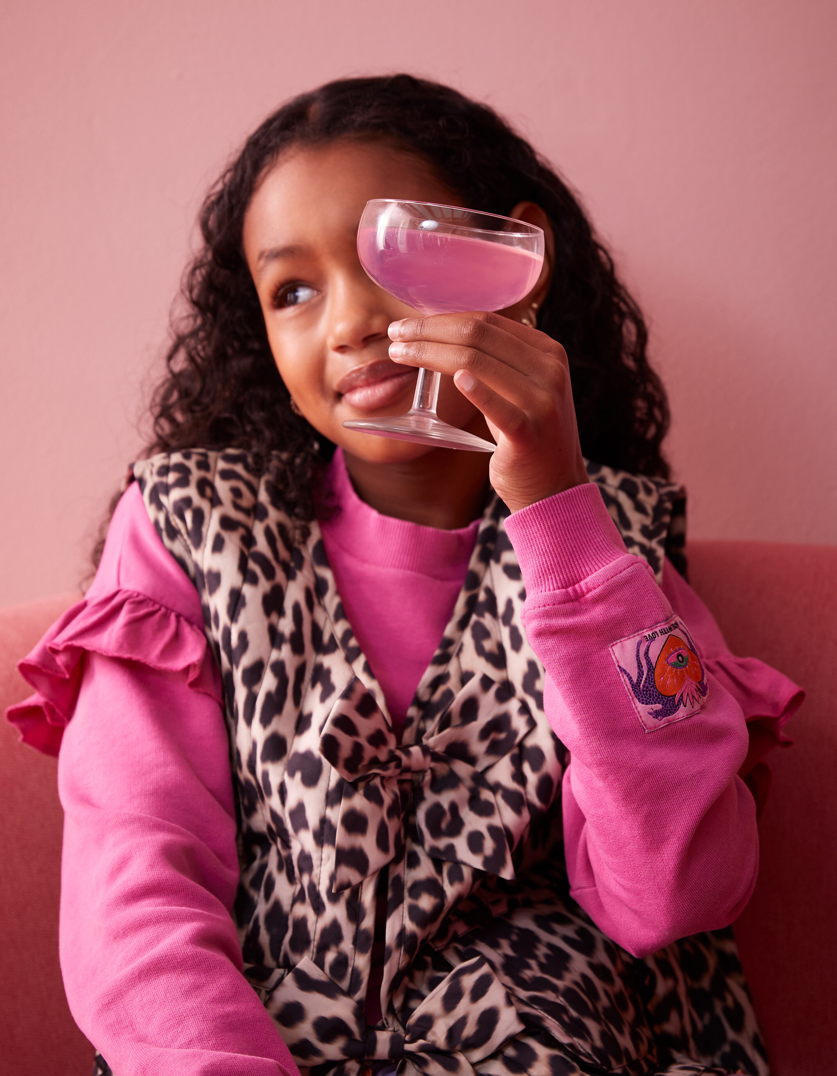 Leopard Printed Gilet Bruin By Lizzy SHOEBY GIRLS
