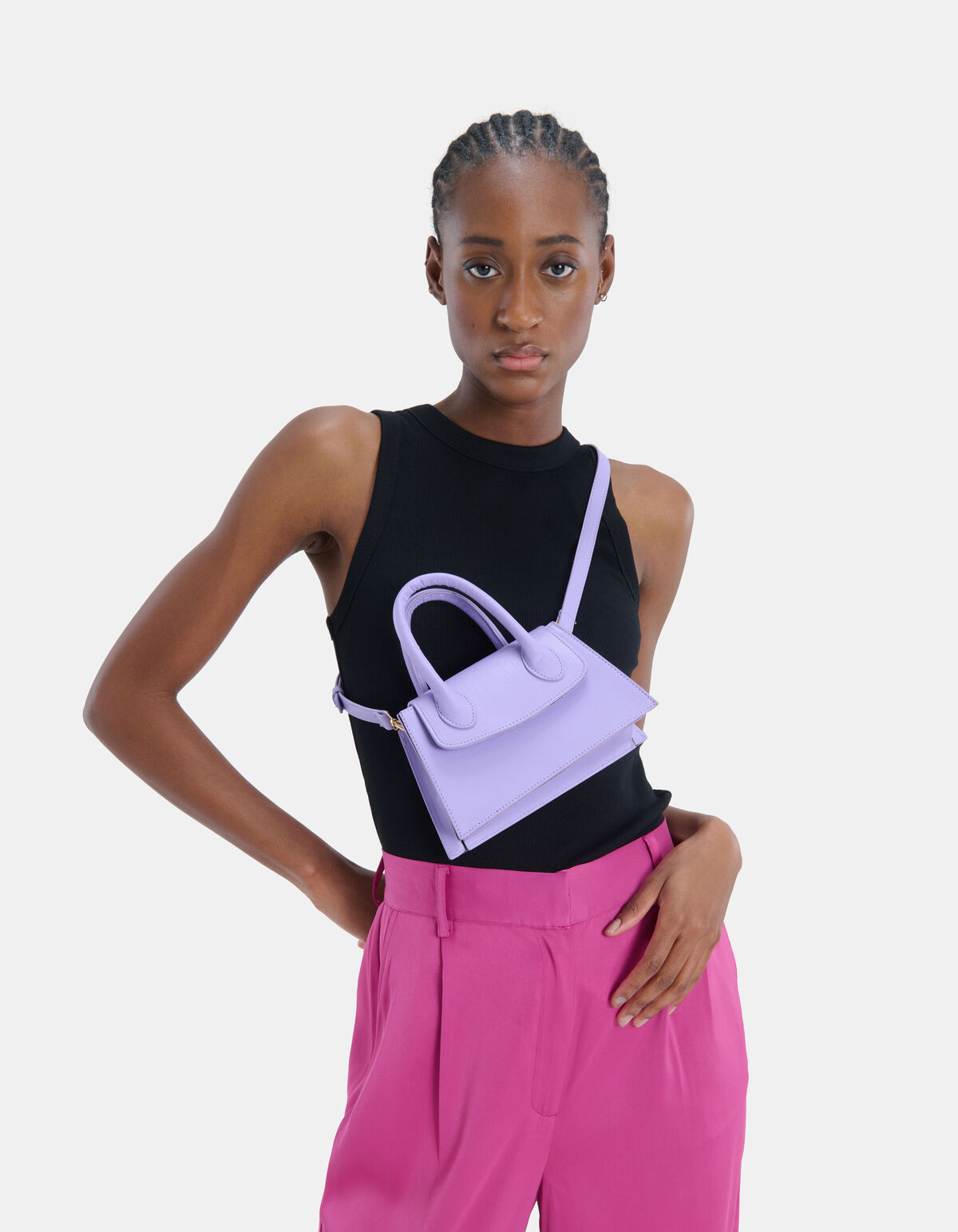 Small Handle Tas Lila ACCESSOIRES SHOEBY