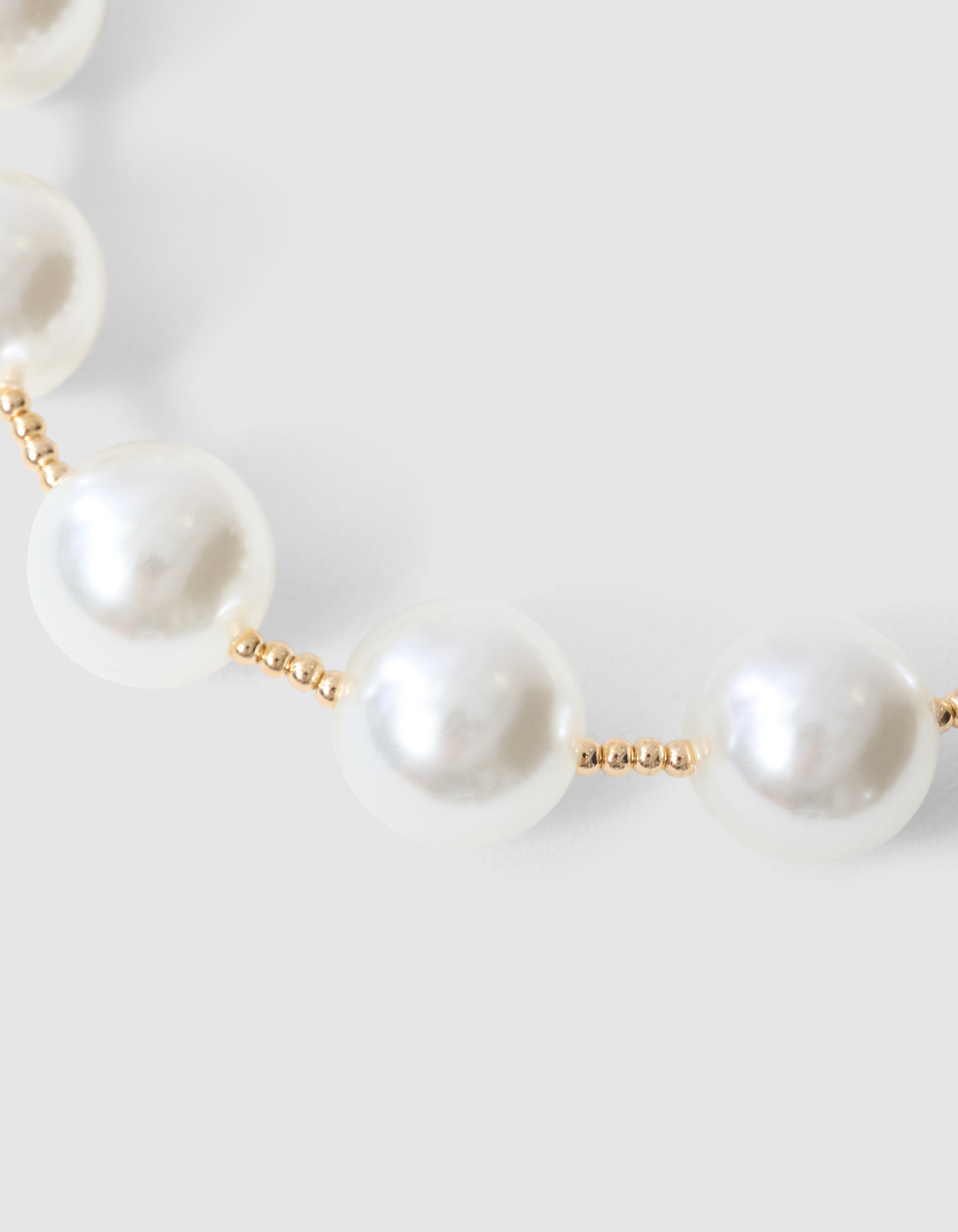 Beaded Parel Ketting Goud SHOEBY ACCESSOIRES