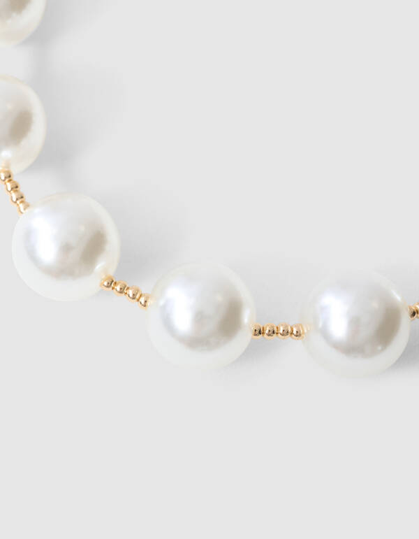 Beaded Parel Ketting Goud SHOEBY ACCESSOIRES