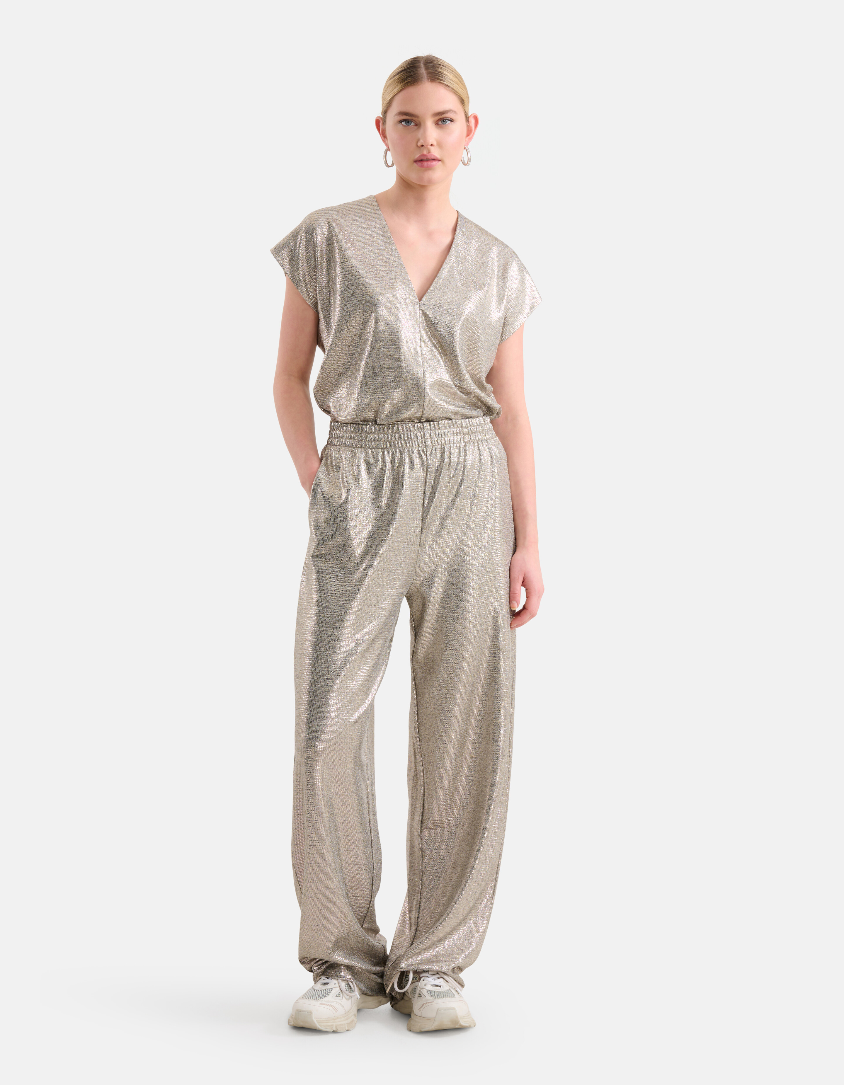 Metallic broek Zilver SHOEBY WOMEN