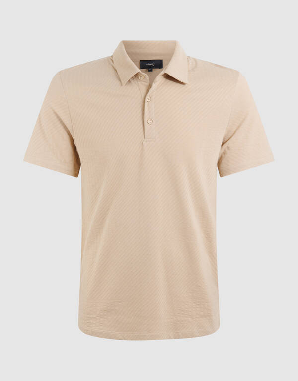 Jacquard Polo Zand SHOEBY MEN