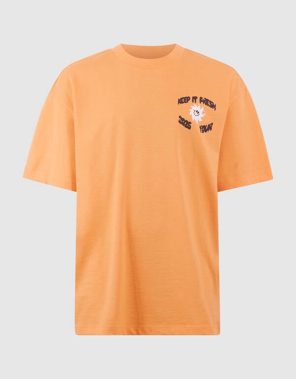 Fresh Tour Artwork T-shirt Oranje SHOEBY BOYS