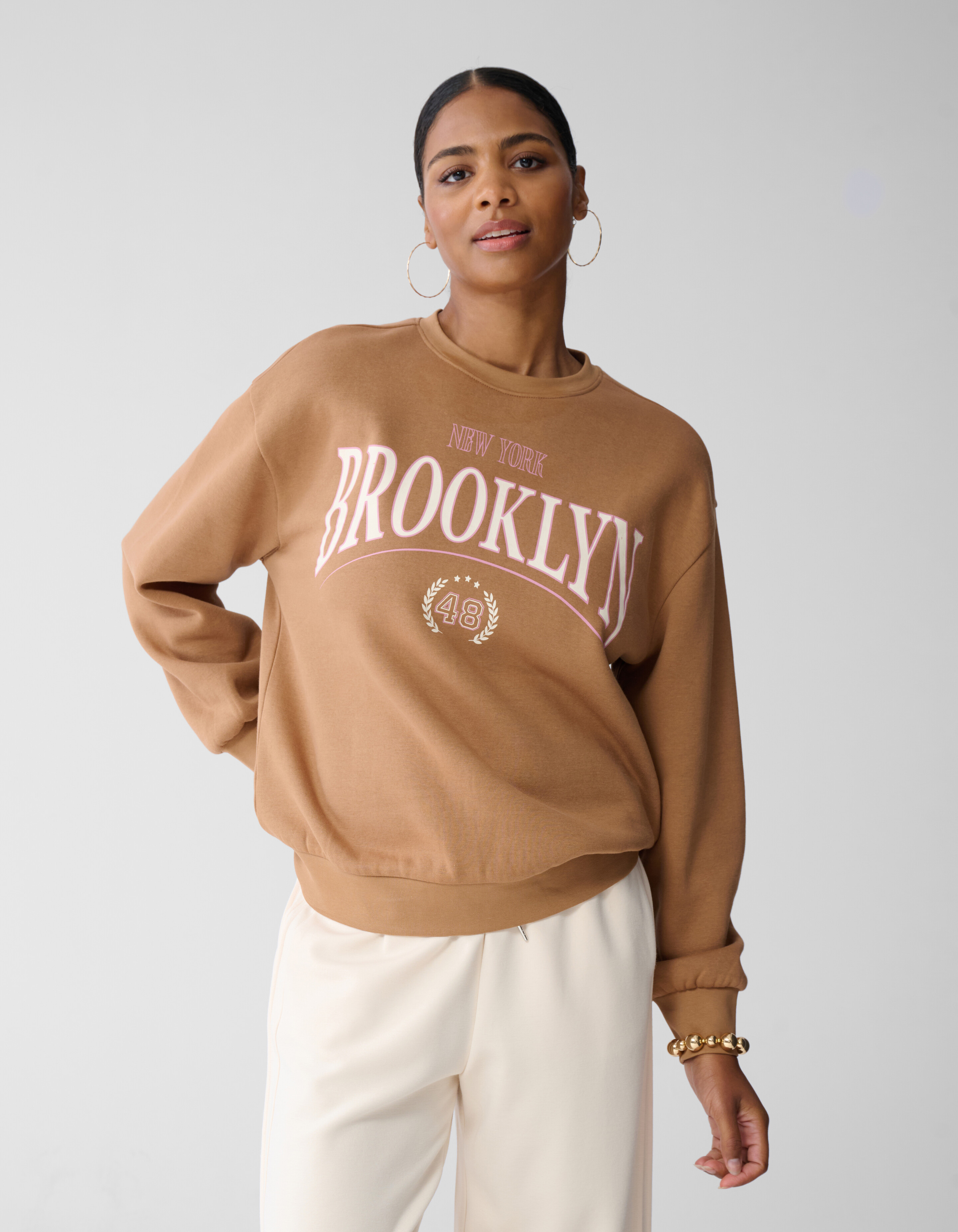 Oversized Varsity Sweater Bruin By Fred SHOEBY WOMEN