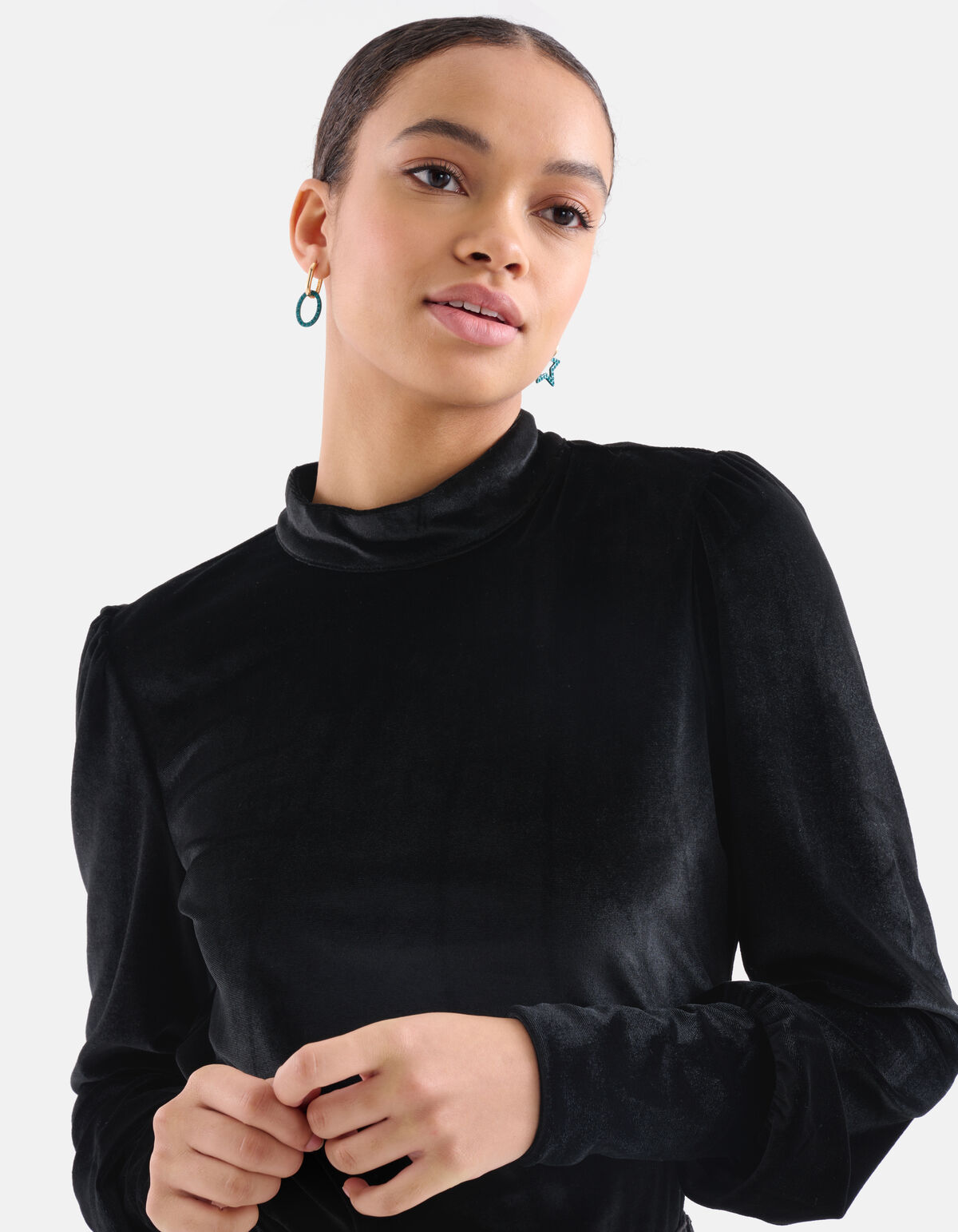 Velvet Top Zwart EKSEPT