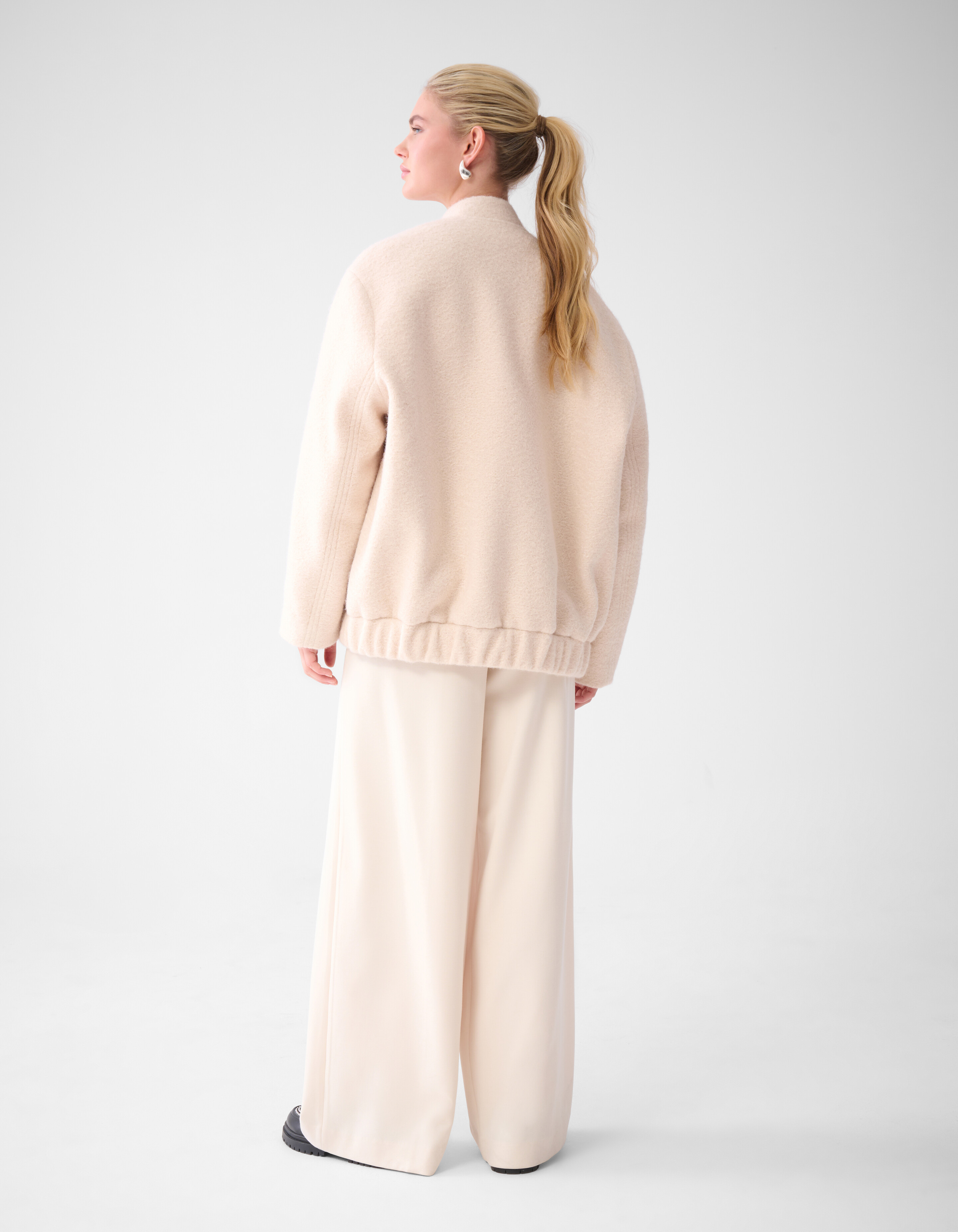 Teddy Bomber Gebroken Wit By Lonneke SHOEBY WOMEN