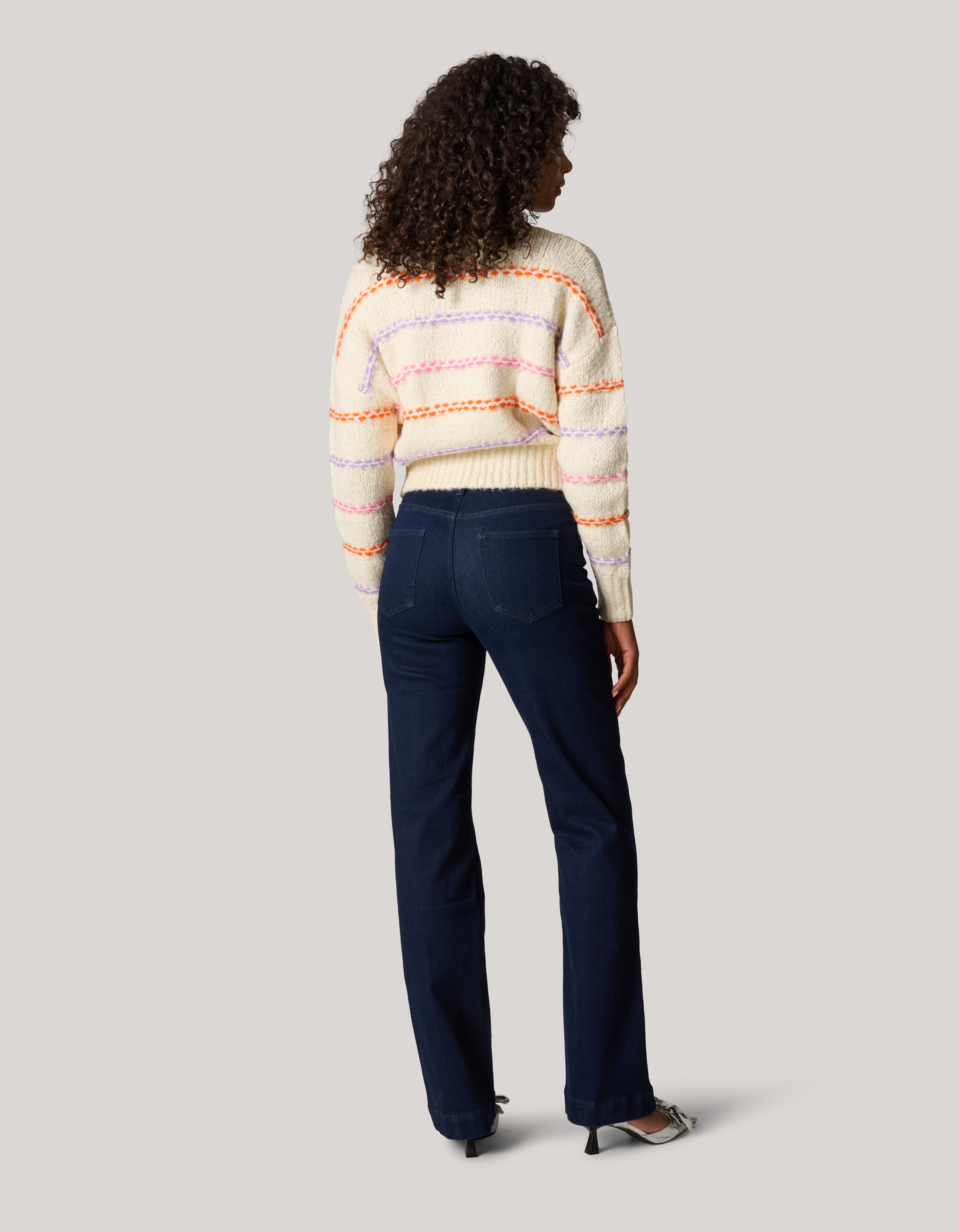 Flared Fit Jeans Donkerblauw SHOEBY WOMEN