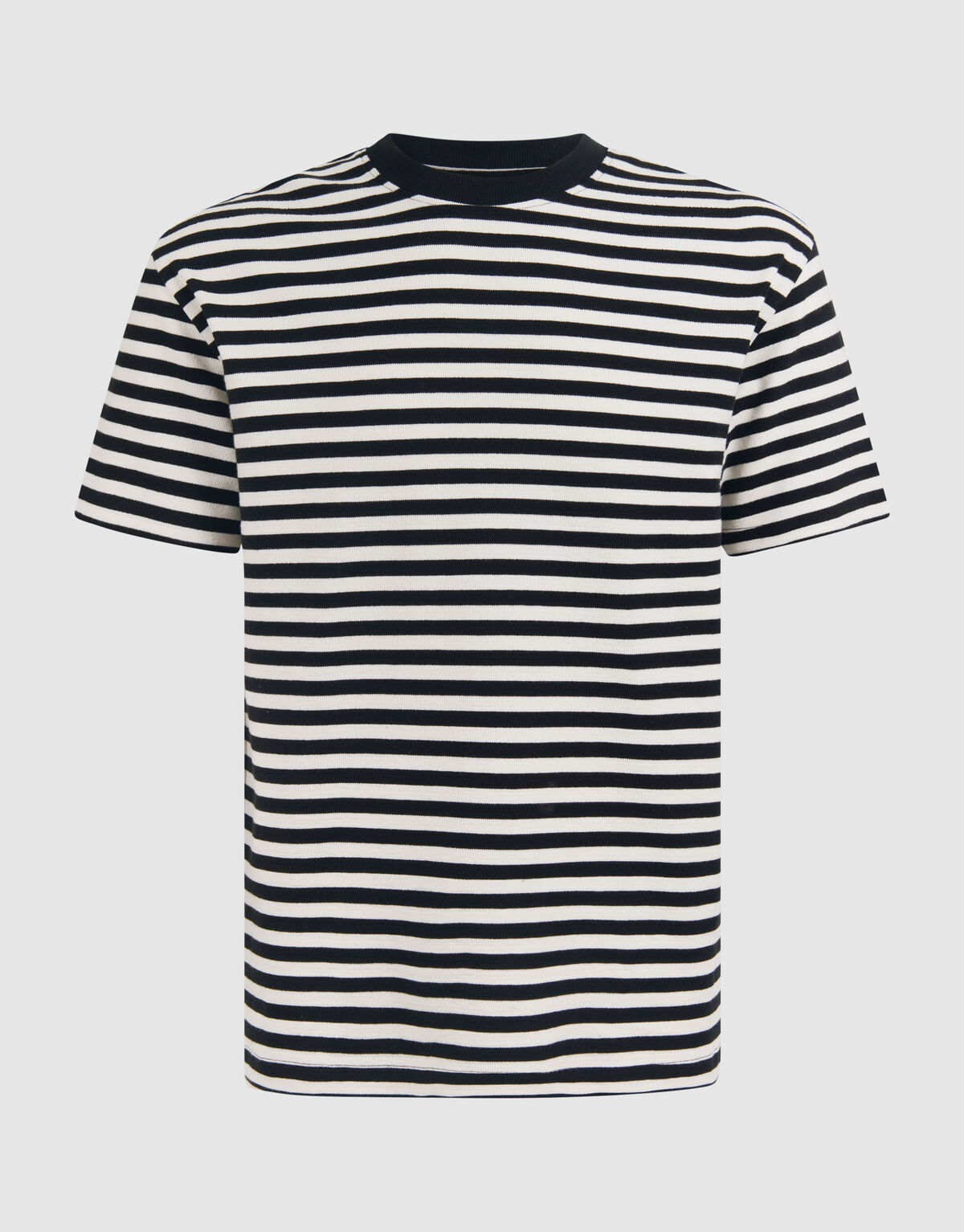 Gestreept T-shirt Gebroken Wit SHOEBY MEN