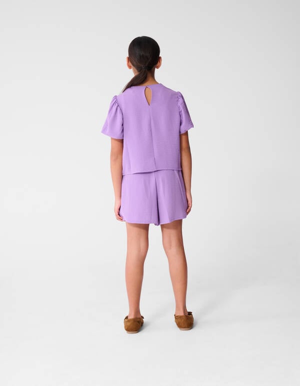 Twist Piping Short Paars SHOEBY GIRLS