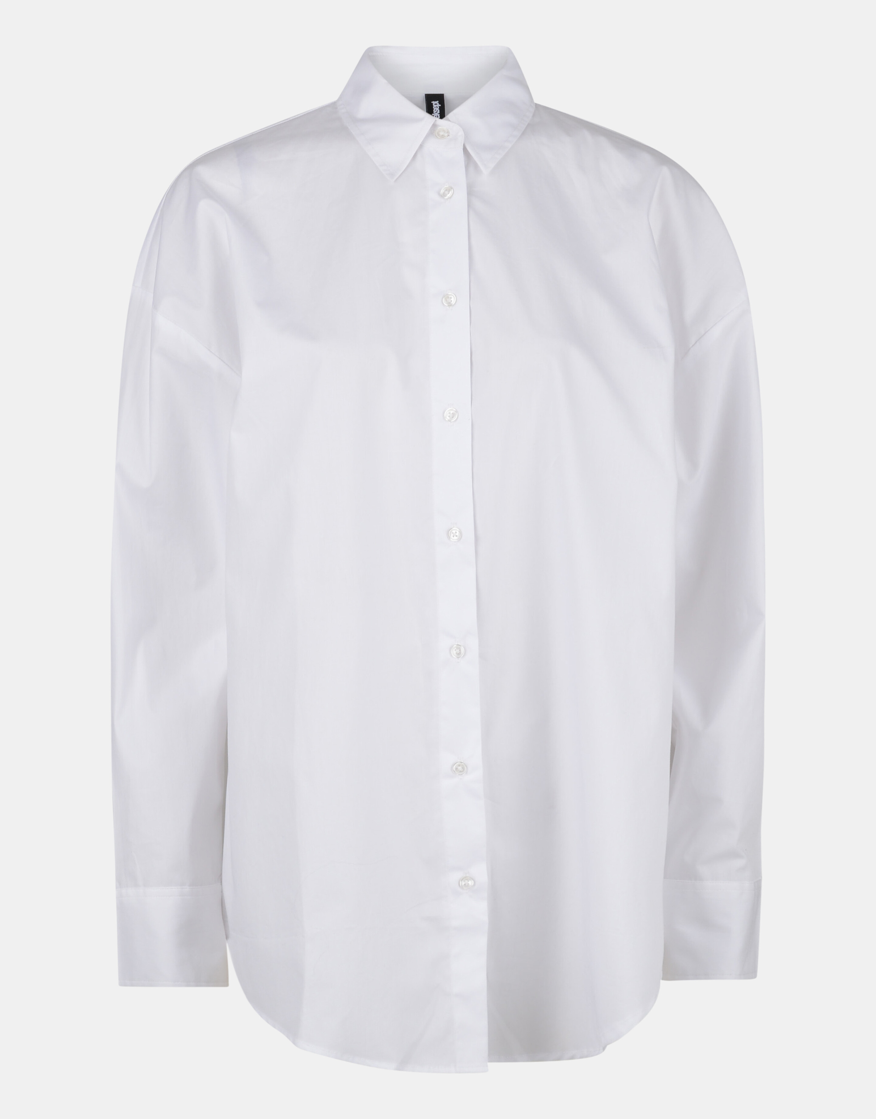 Classic Poplin Blouse Wit EKSEPT