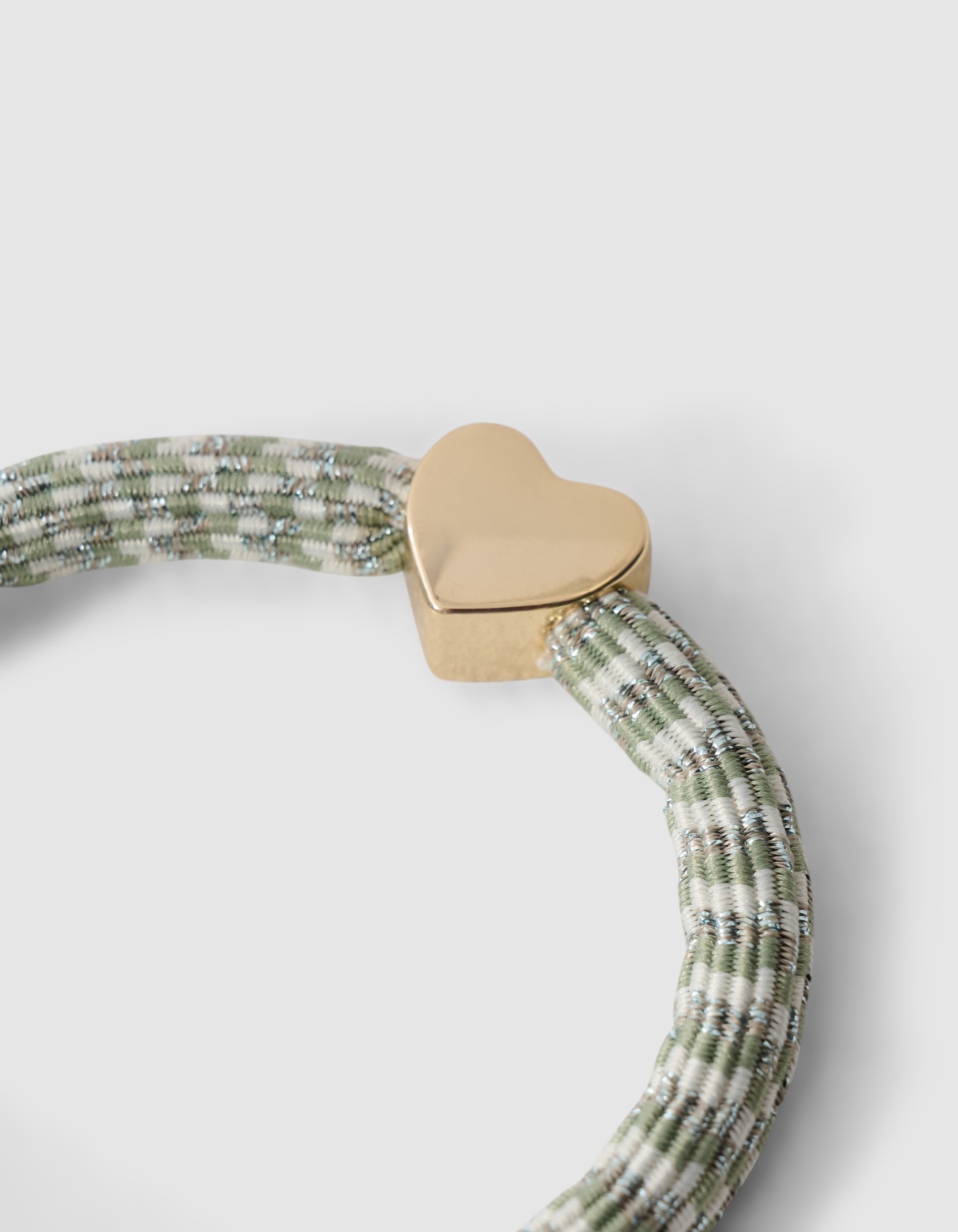 Charm Lurex Haarelastiek Groen SHOEBY ACCESSOIRES