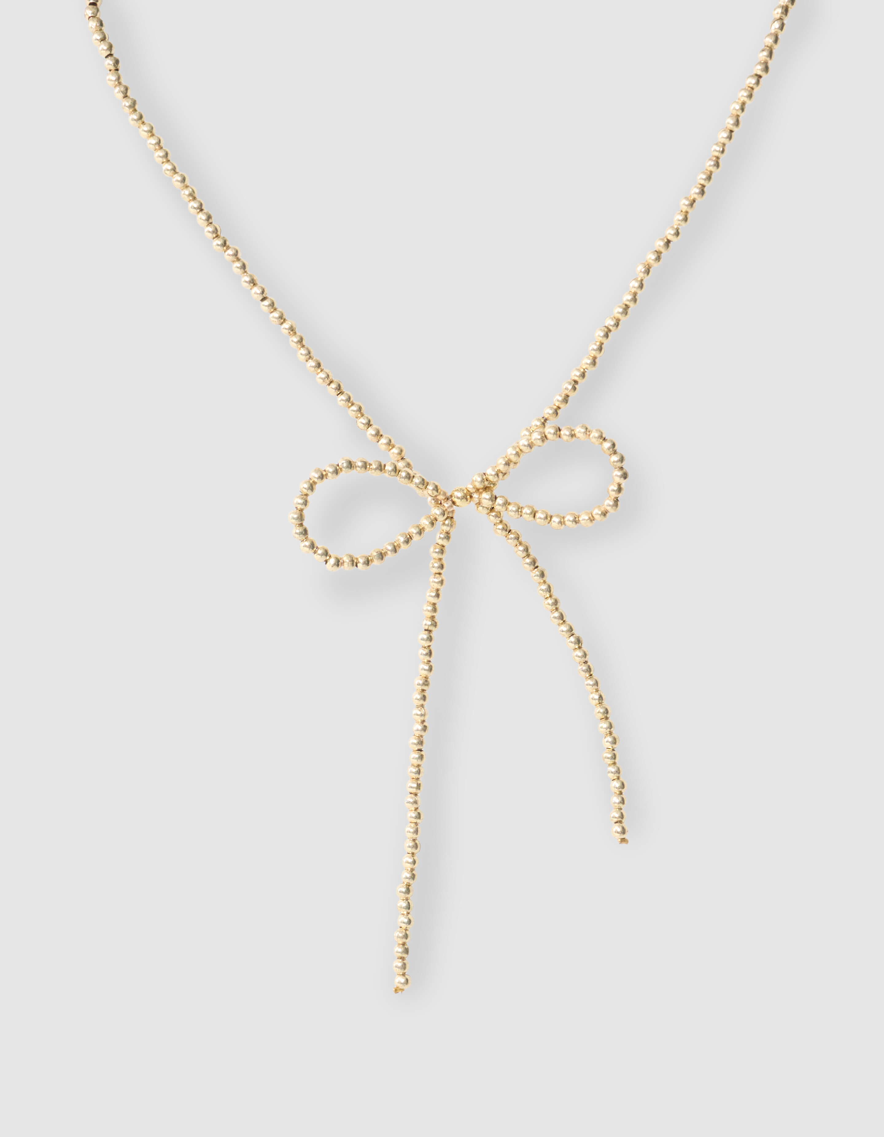 Beaded Strik Ketting Goud SHOEBY ACCESSOIRES