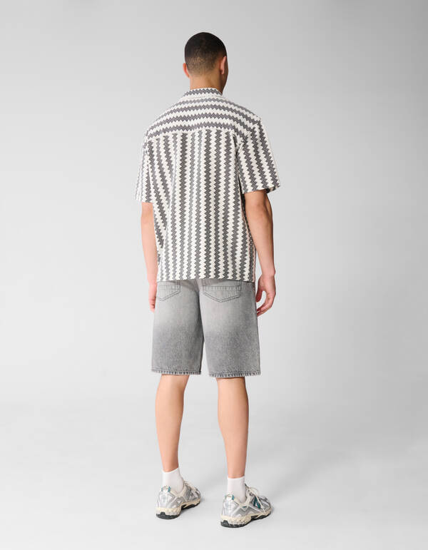 Geweven Overshirt Zwart SHOEBY MEN