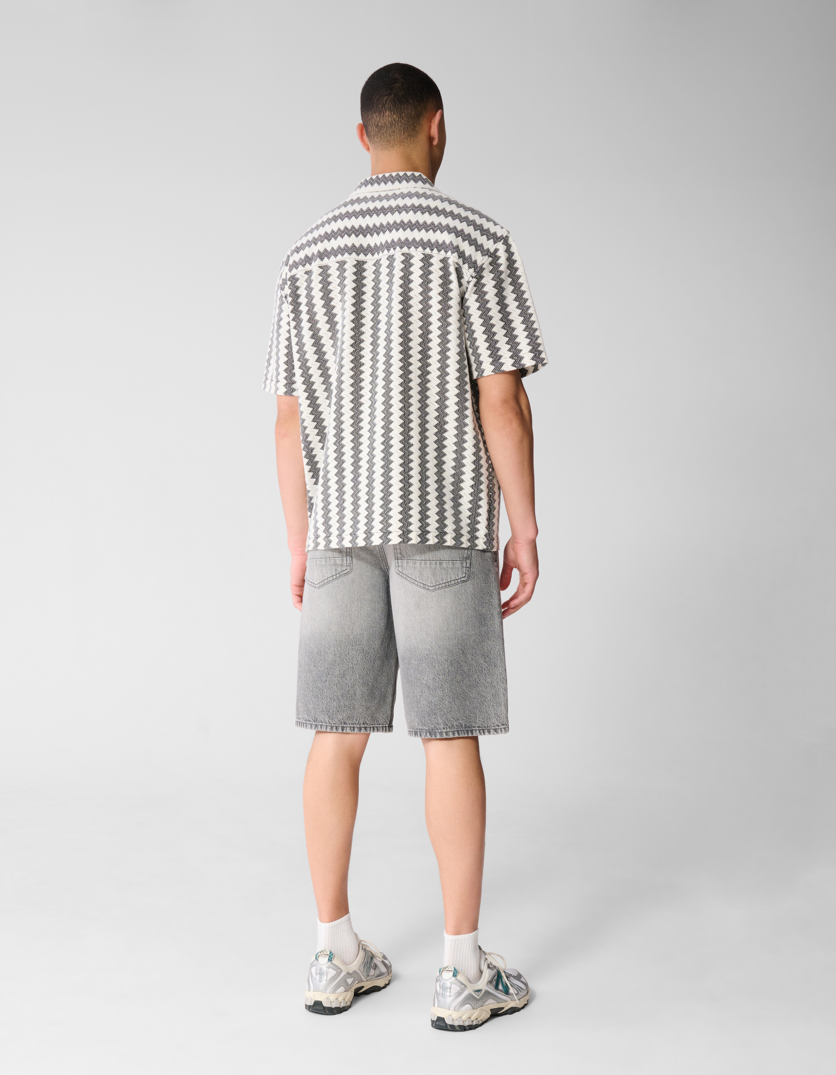 Geweven Overshirt Zwart SHOEBY MEN