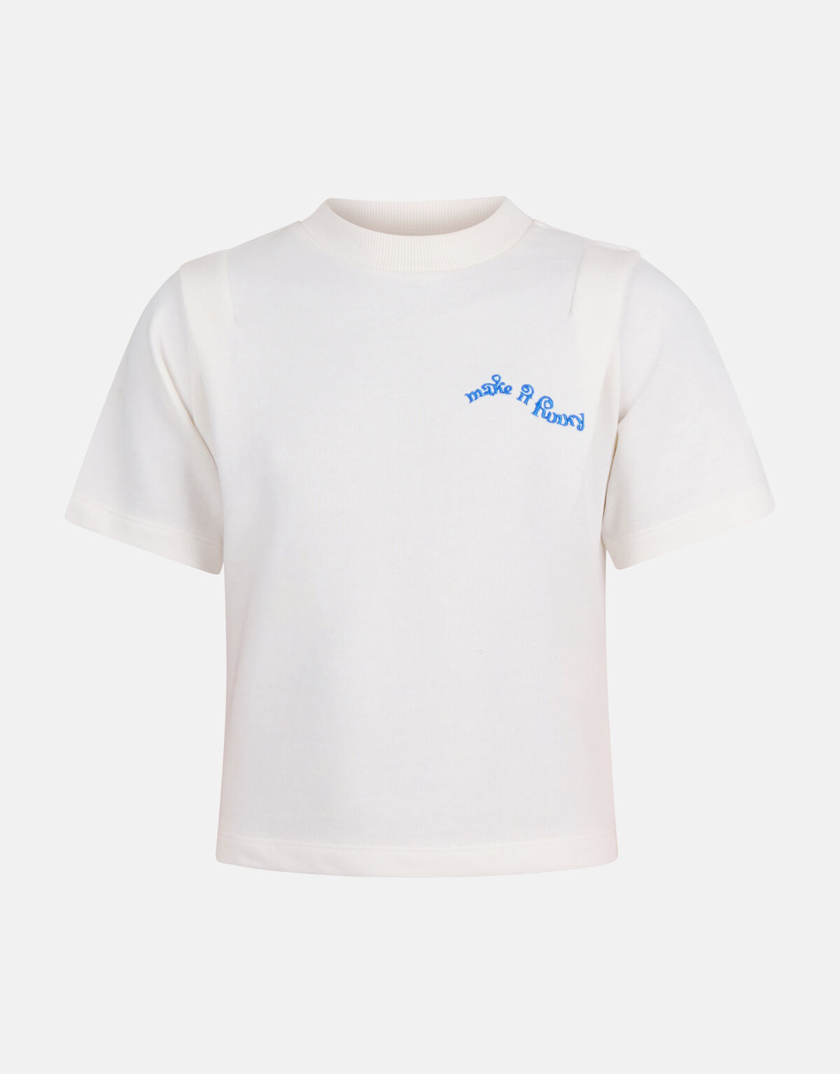 Bold Sweat T-shirt Gebroken Wit SHOEBY GIRLS