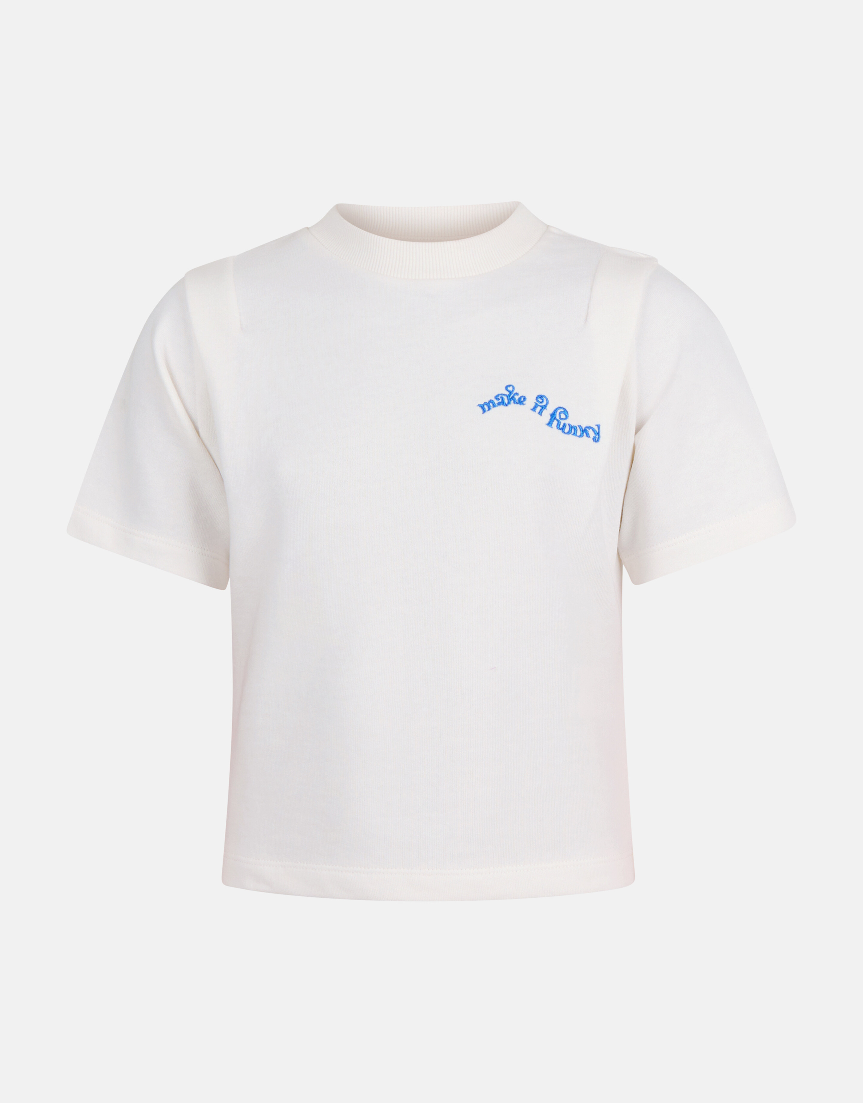Bold Sweat T-shirt Gebroken Wit SHOEBY GIRLS