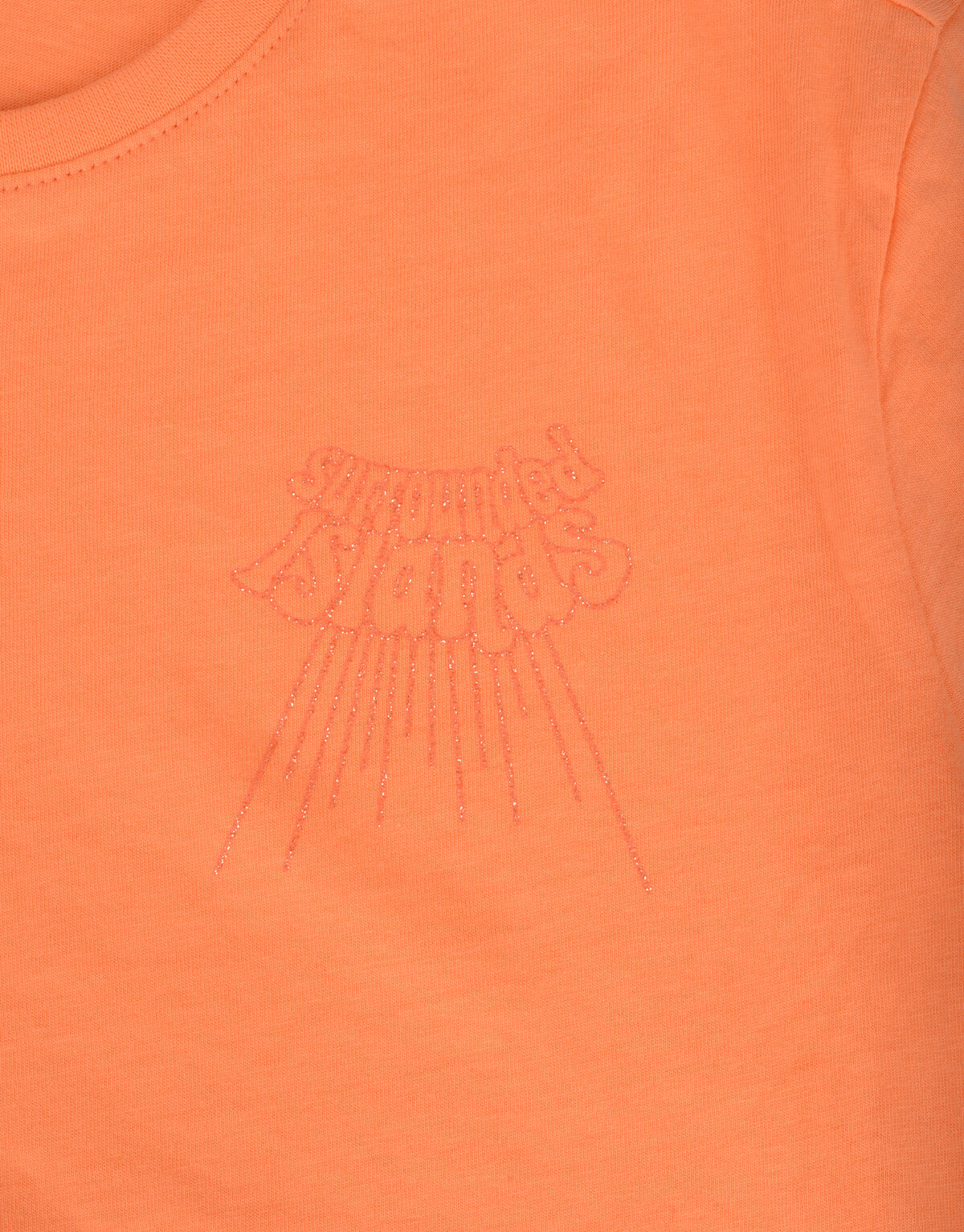Coloured Island T-shirt Oranje JILL&MITCH