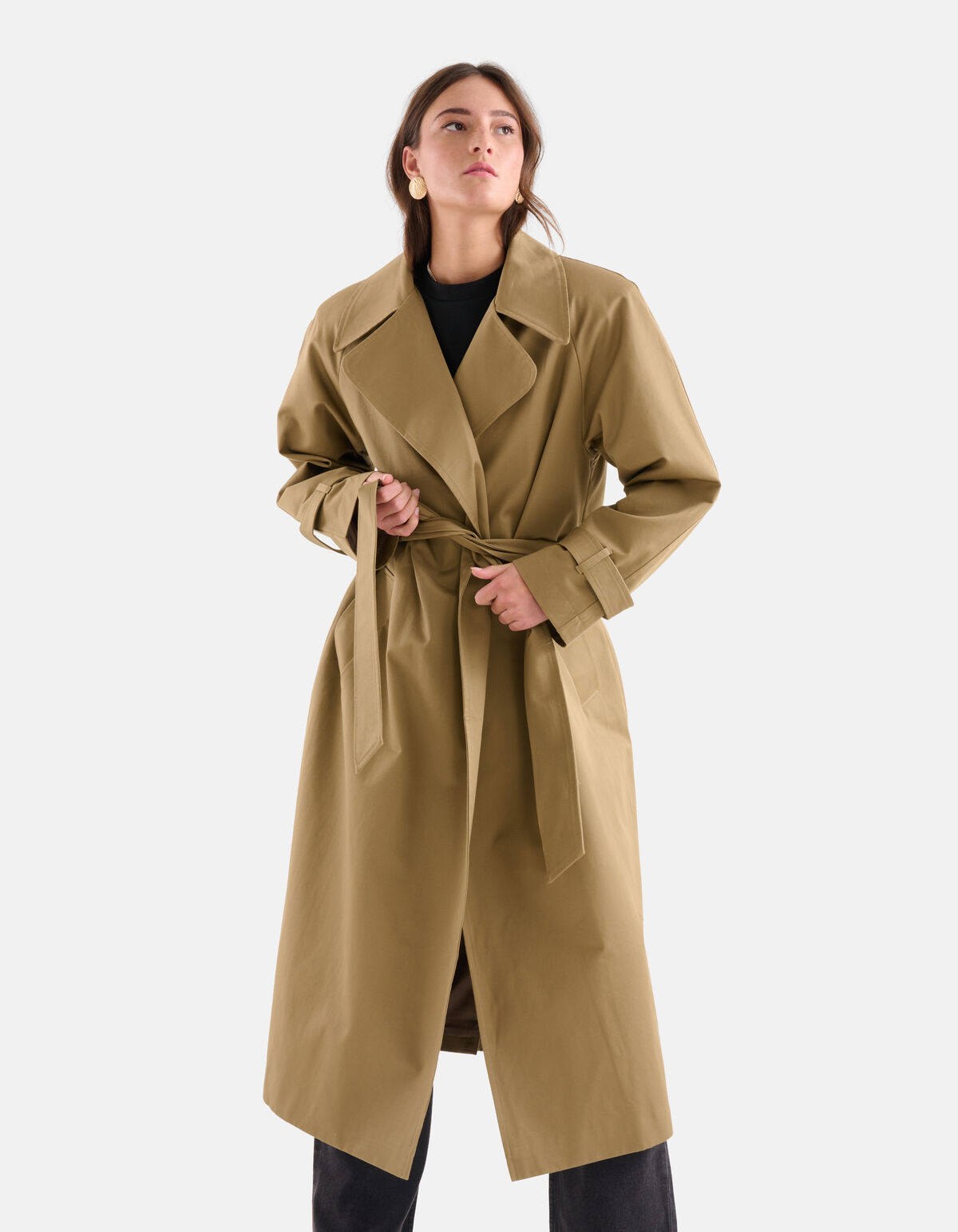 Oversized Trenchcoat Beige SHOEBY WOMEN