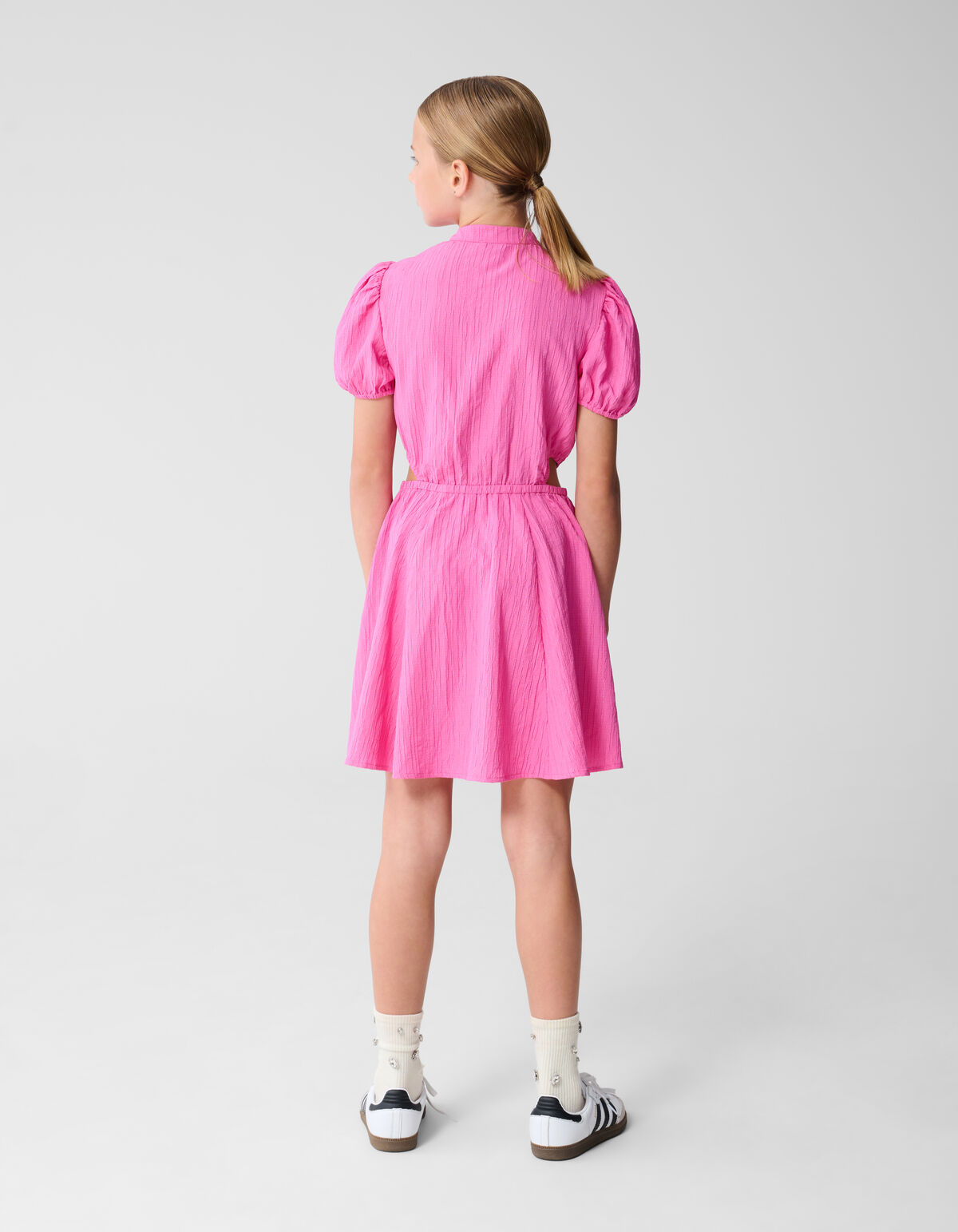 Cut Out Mini Jurk Lichtroze SHOEBY GIRLS