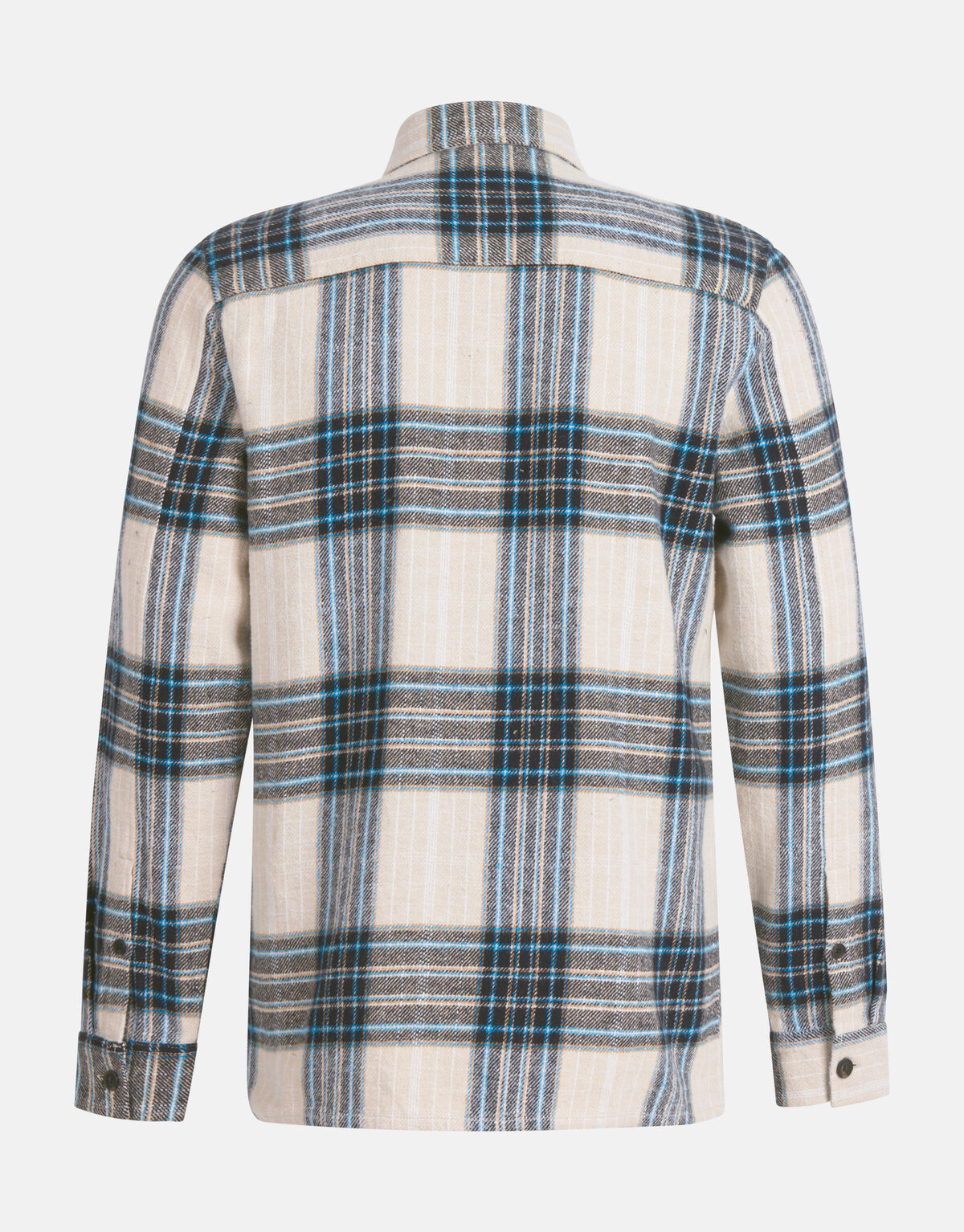 Ruiten Structuur Overhemd Beige SHOEBY MEN