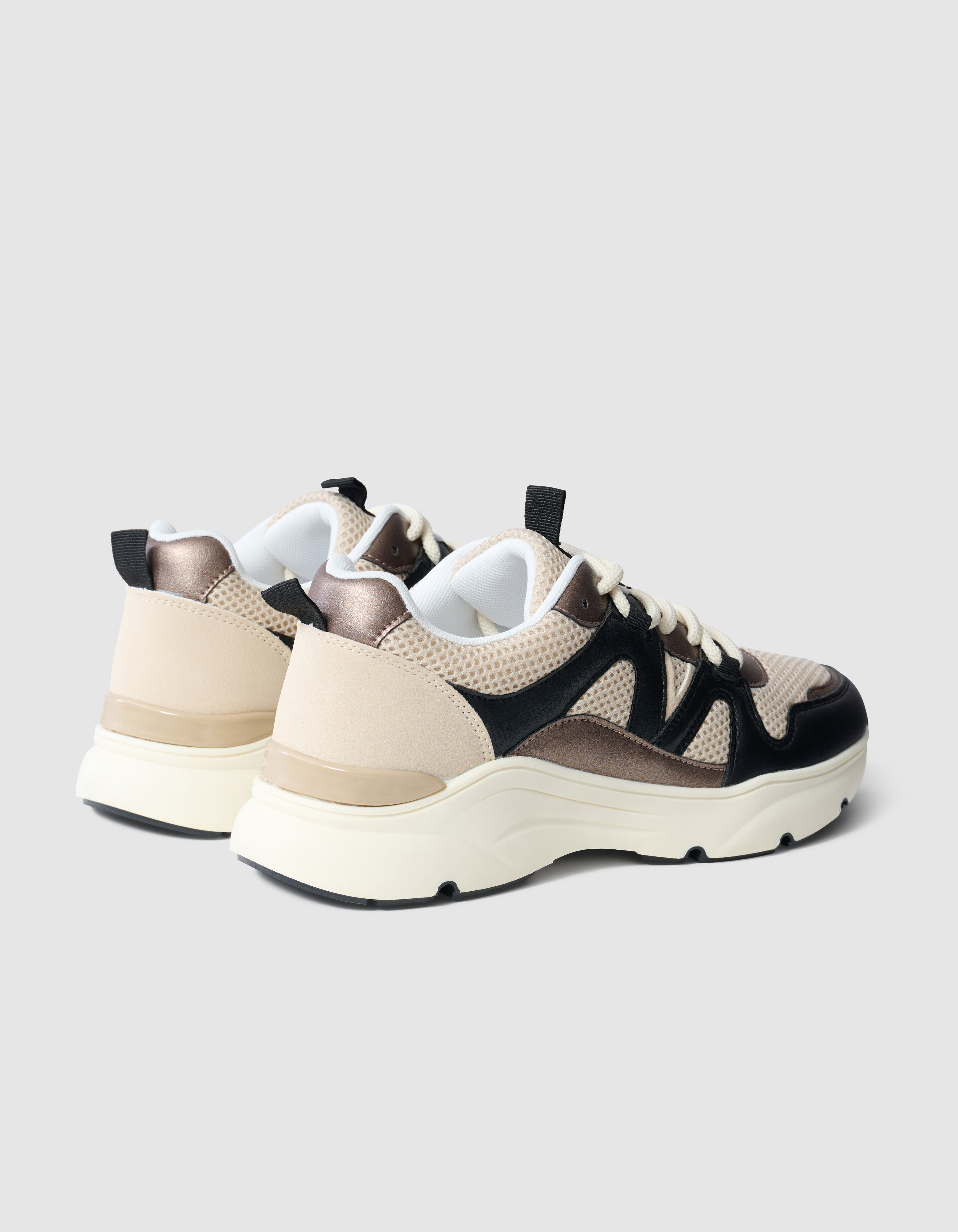 Casual Sneaker Zand/Zwart SHOEBY SHOES