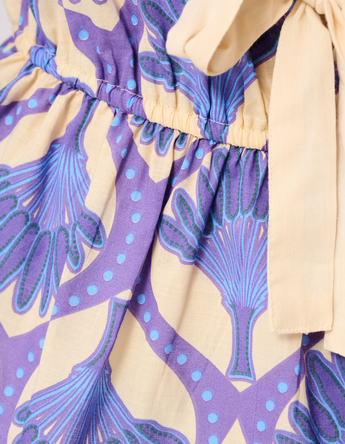 Printed Strik Top Paars SHOEBY WOMEN