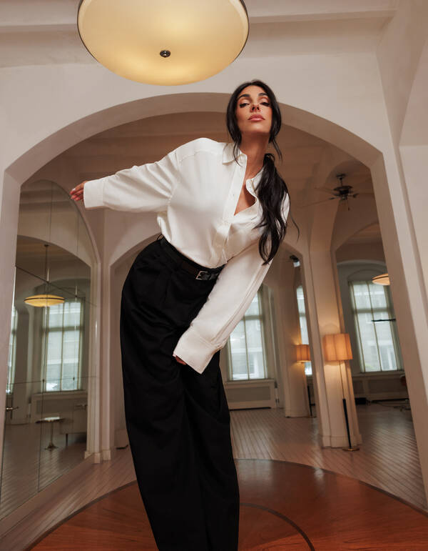 Oversized Blouse Wit By Anna SHOEBY WOMEN