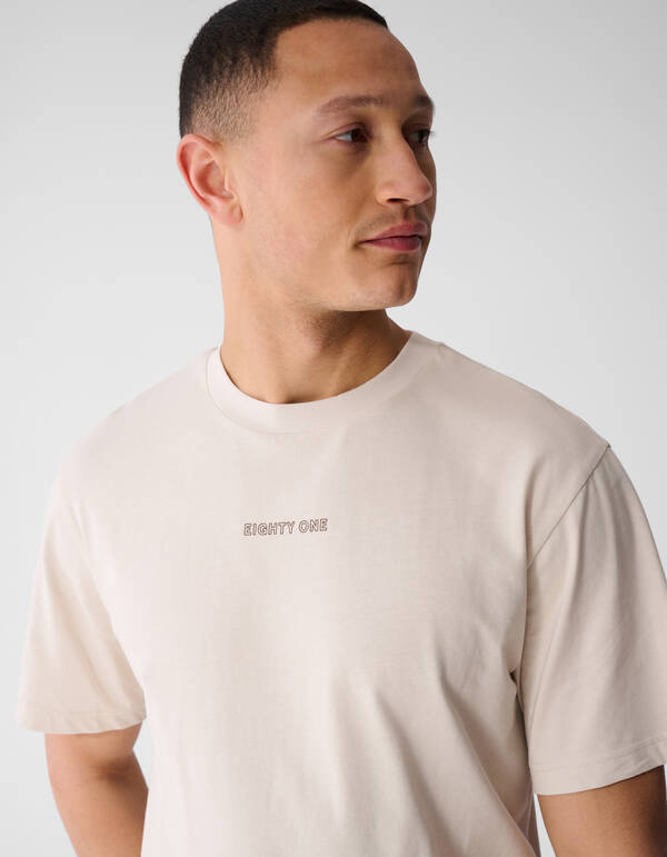Eighty One T-shirt Zand SHOEBY MEN