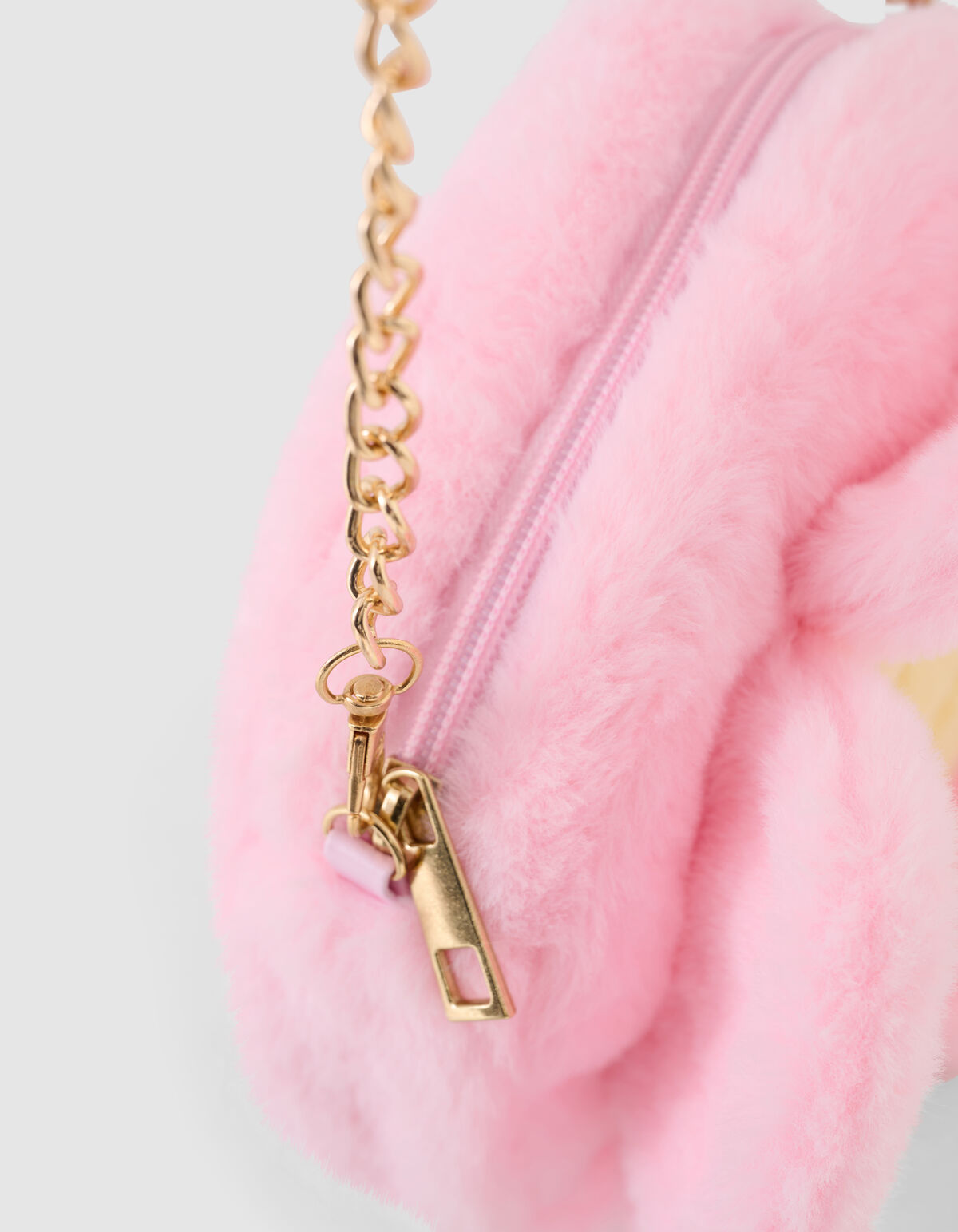 Fur Bloem Tas Lichtroze SHOEBY ACCESSOIRES