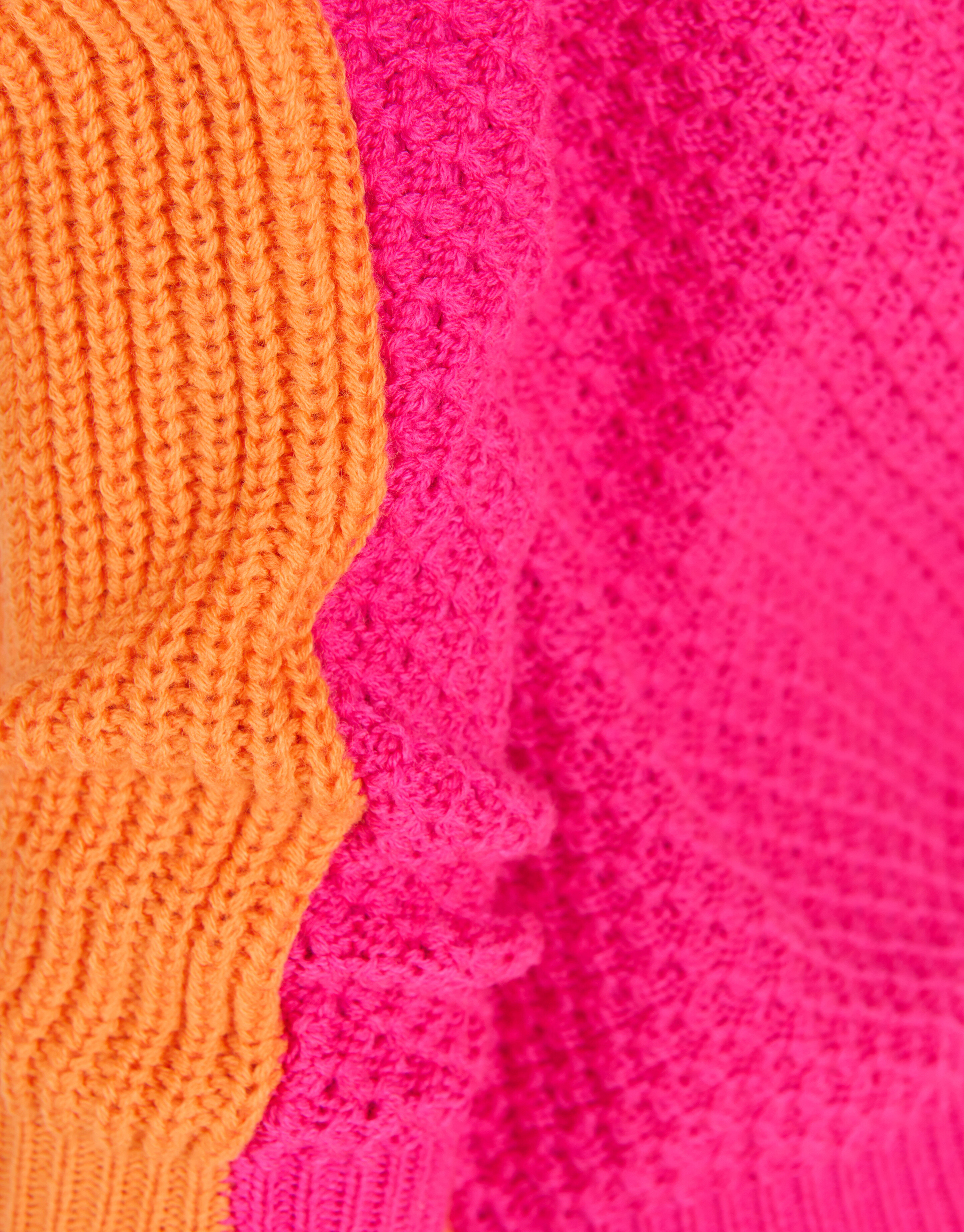 Colorblock Trui Oranje SHOEBY GIRLS
