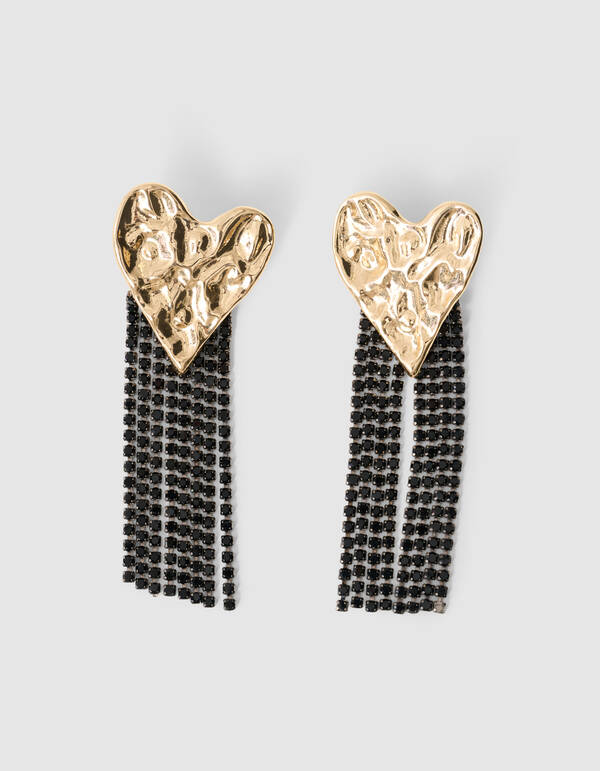 Hammerd Strass Oorbellen Goud SHOEBY ACCESSOIRES