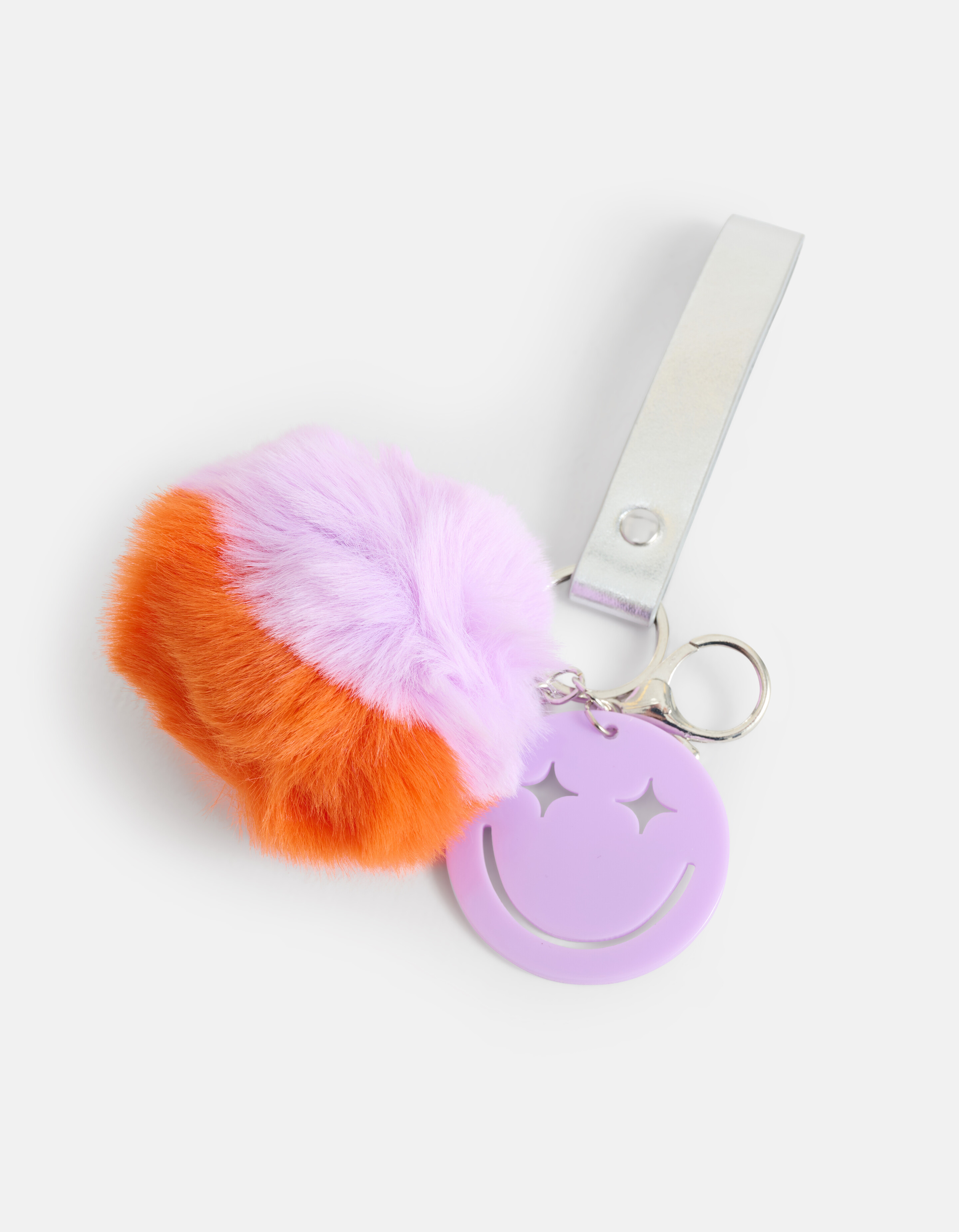 Pompom Sleutelhanger Paars SHOEBY ACCESSOIRES