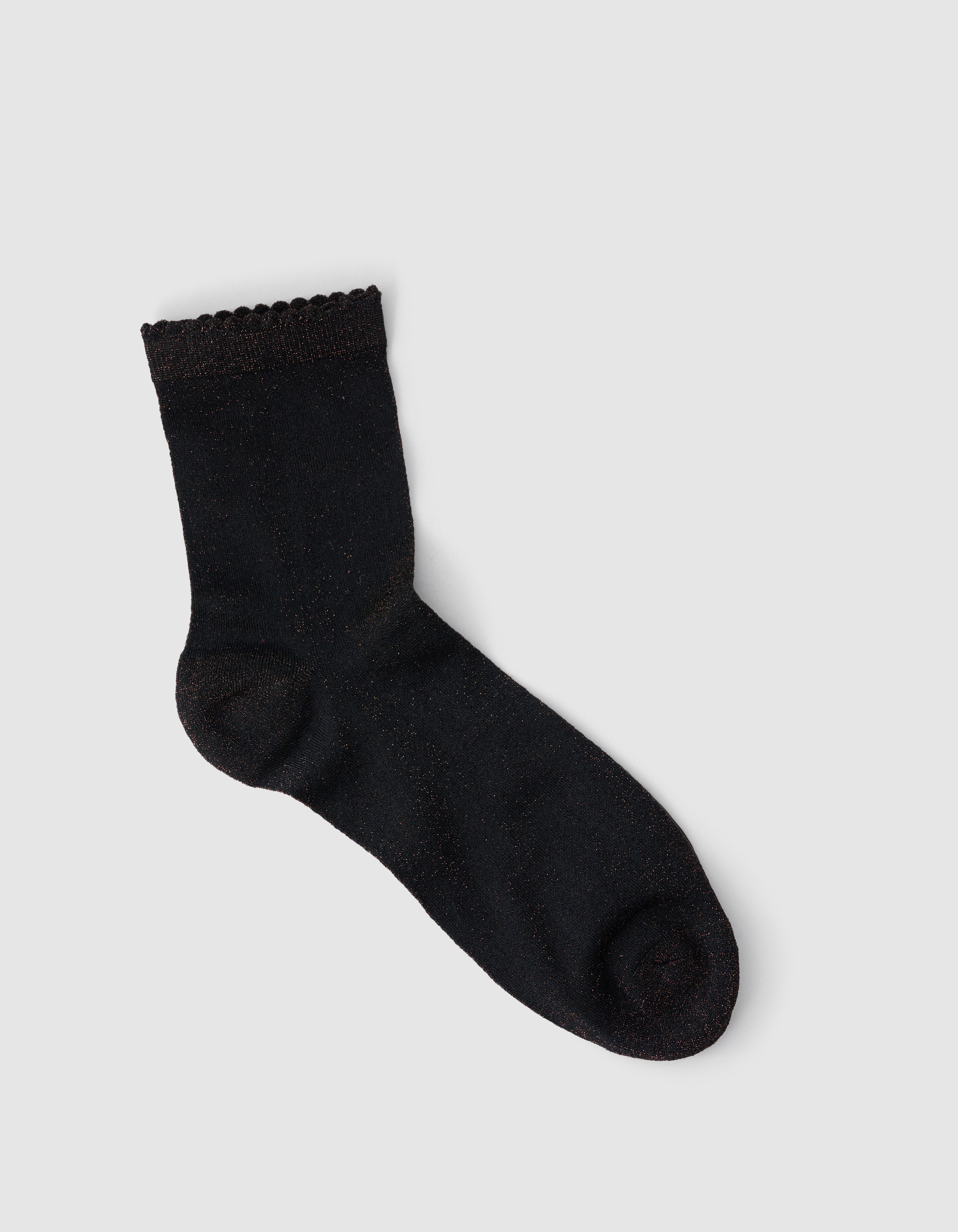 Glitter Sokken Bruin SHOEBY ACCESSOIRES