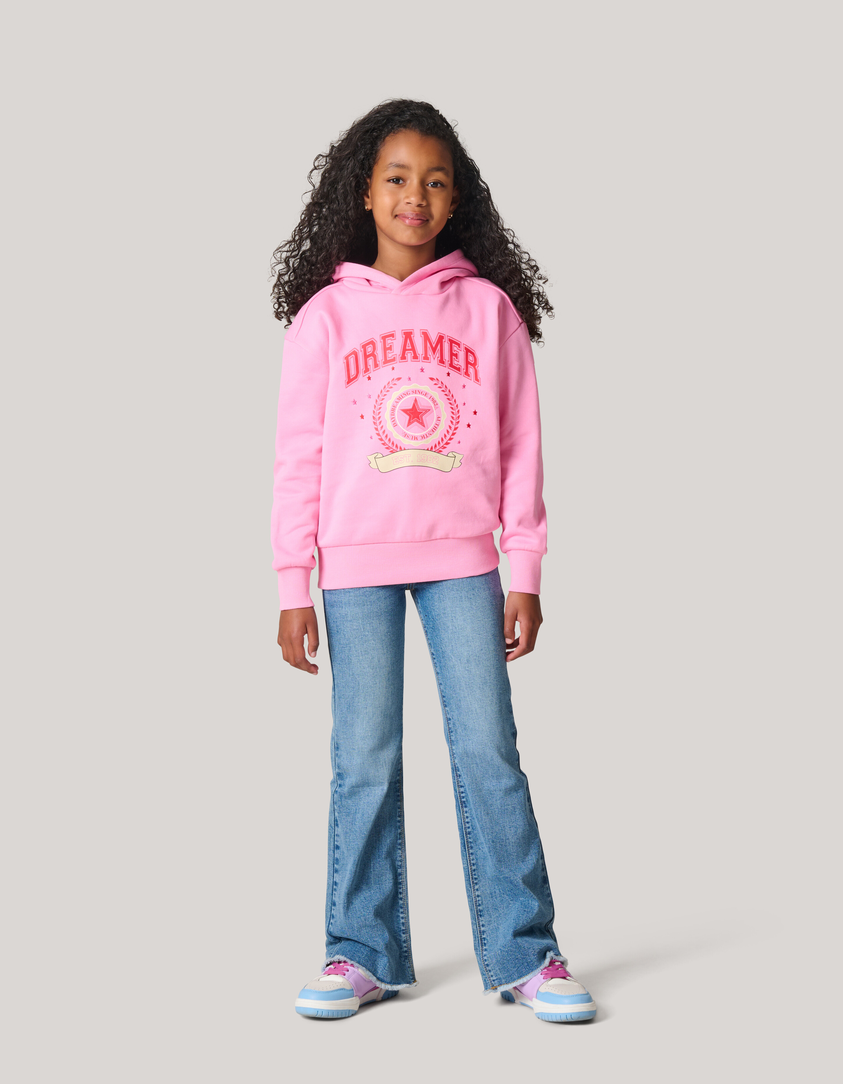 Varsity Hoodie Roze SHOEBY GIRLS