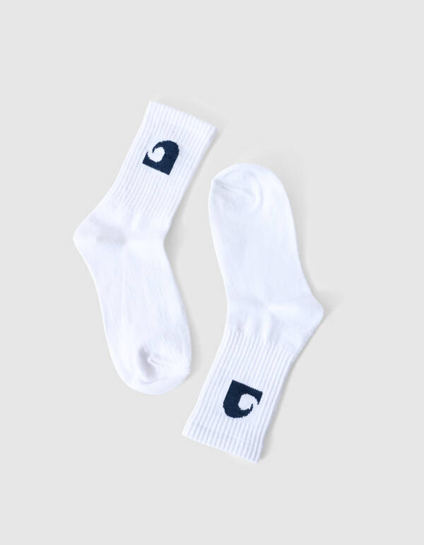 Wave Artwork Sokken Zwart SHOEBY ACCESSOIRES