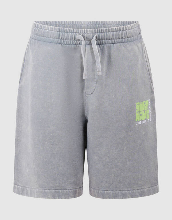 Surf Wave Artwork Short Grijs SHOEBY BOYS