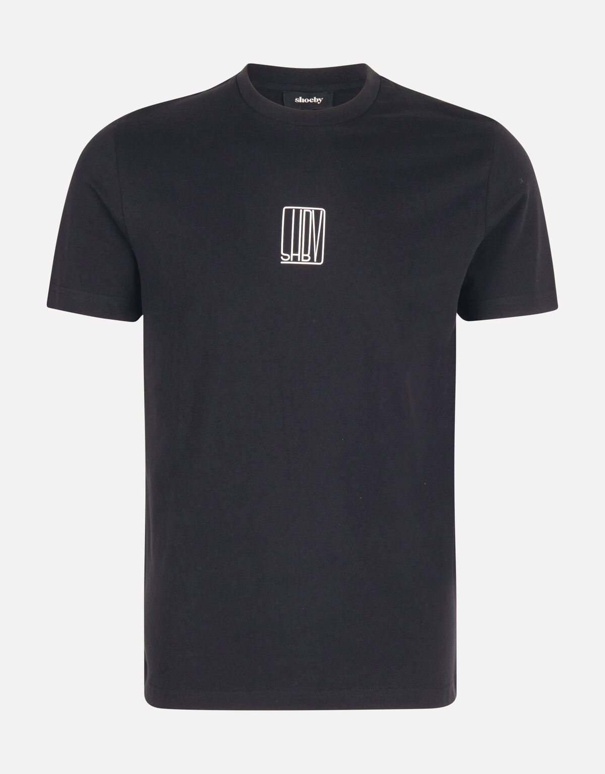 Tekst T-shirt Zwart SHOEBY MEN