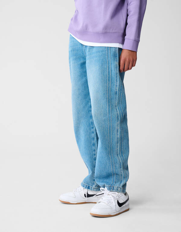 Sporty Baggy Fit Jeans Mediumstone SHOEBY BOYS