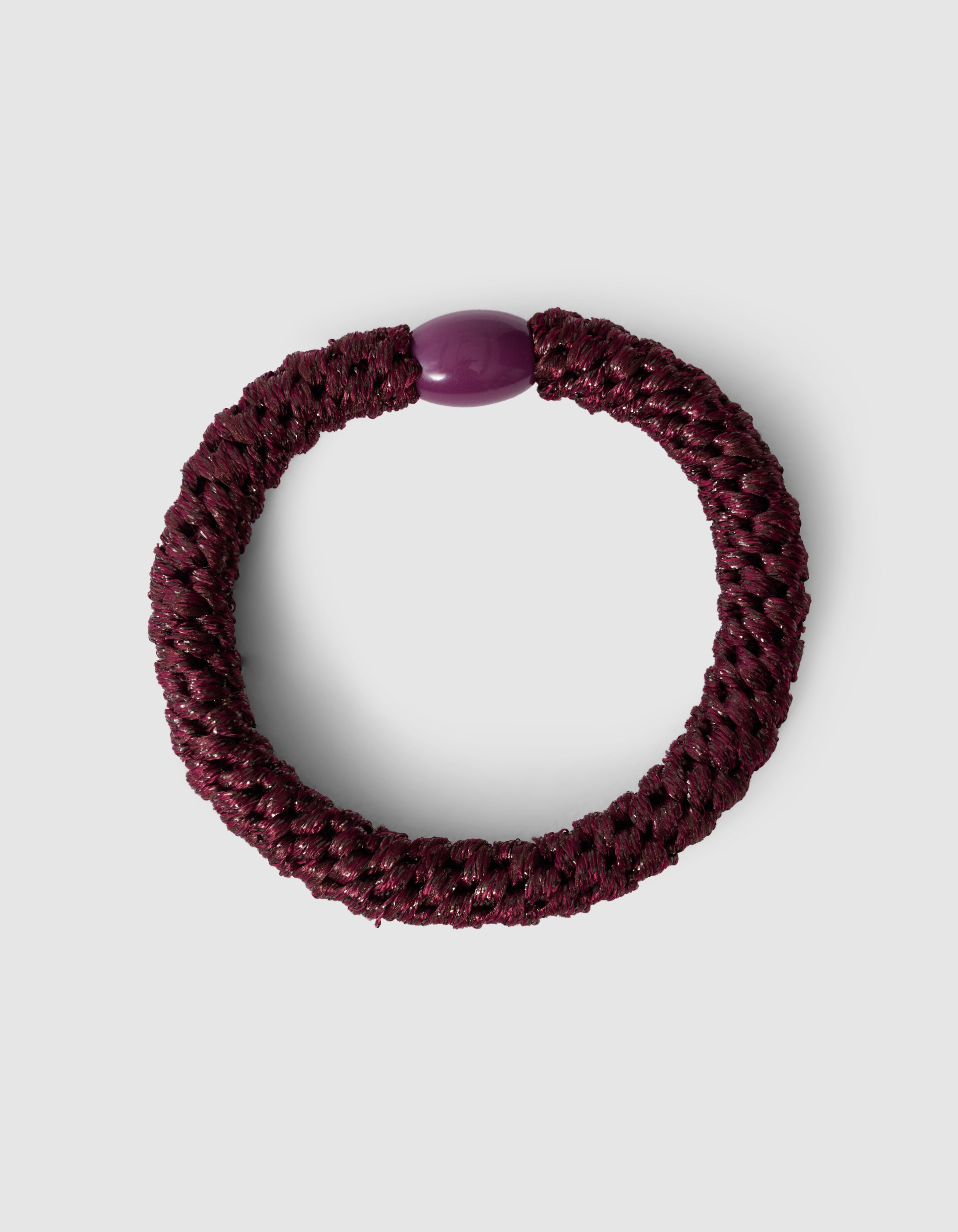 Lurex Haarelastiek Donkerpaars SHOEBY ACCESSOIRES