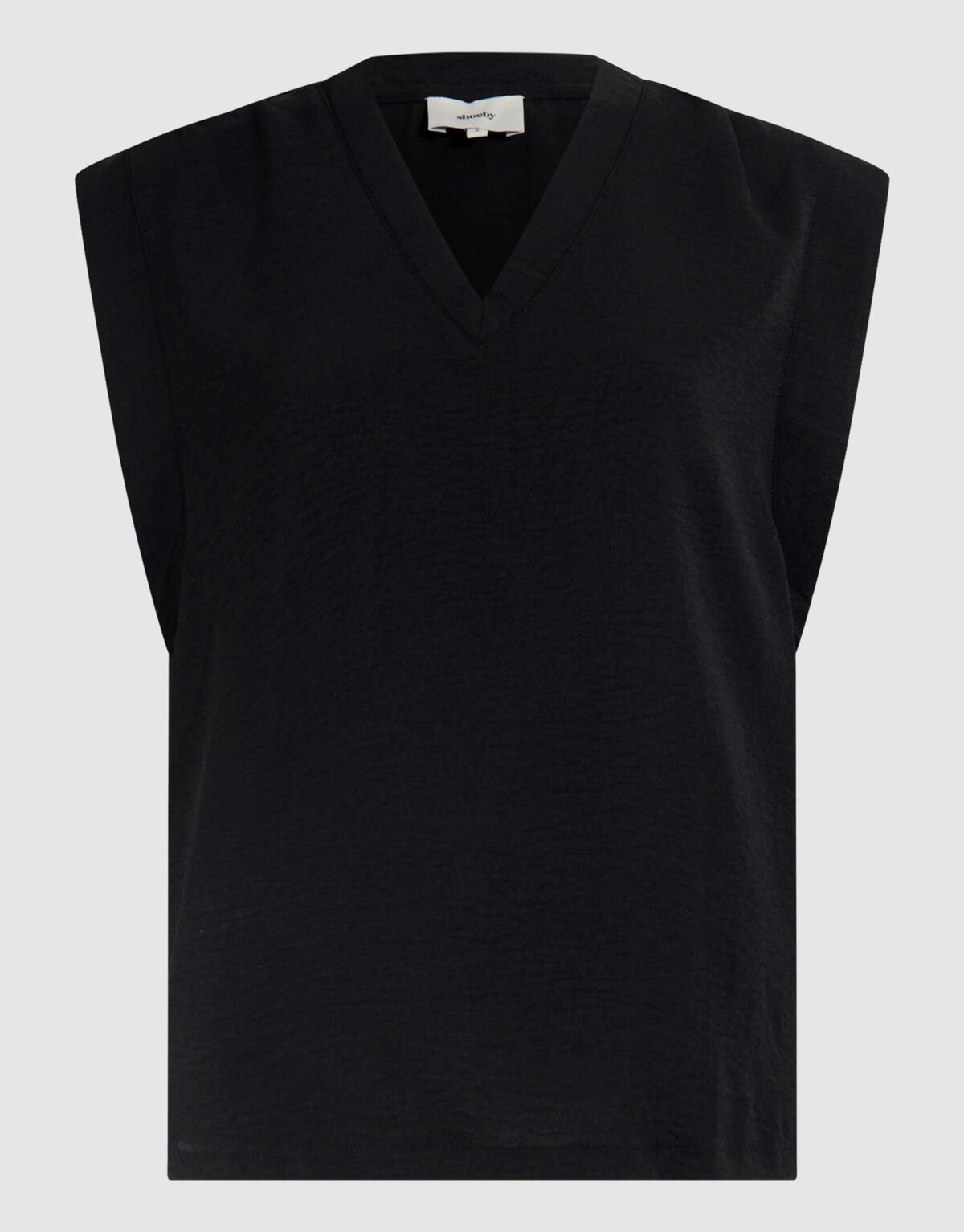 V-hals Top Zwart SHOEBY WOMEN