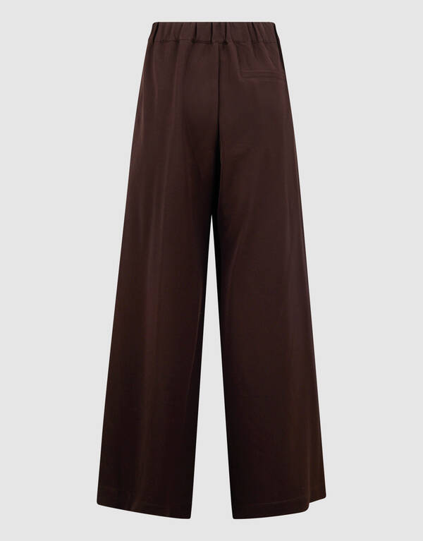 Wide Leg Broek Bruin SHOEBY WOMEN
