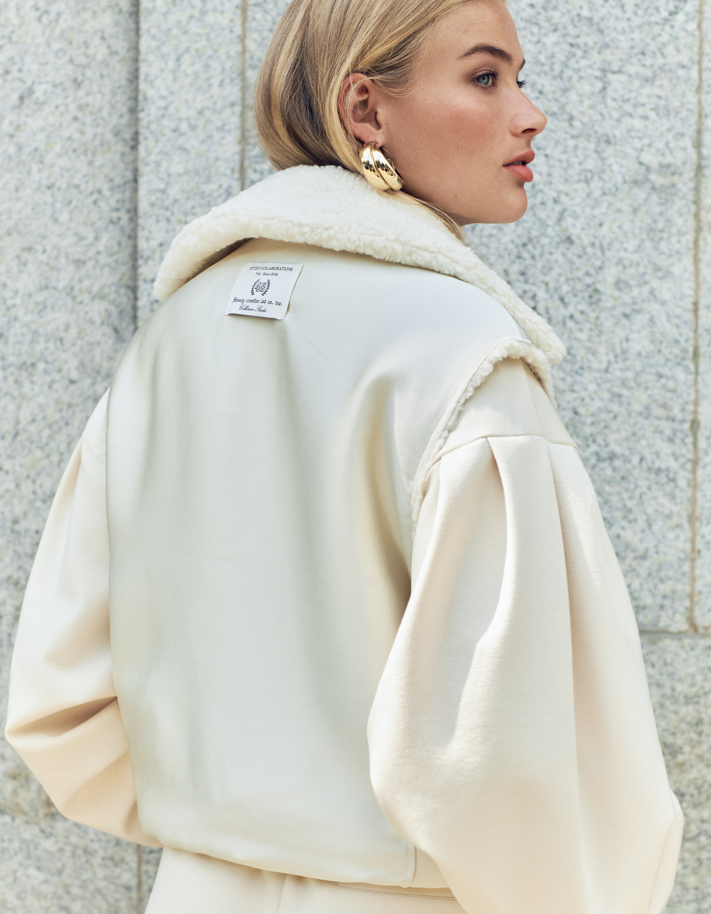 Reversible Gilet Gebroken Wit By Fred SHOEBY WOMEN